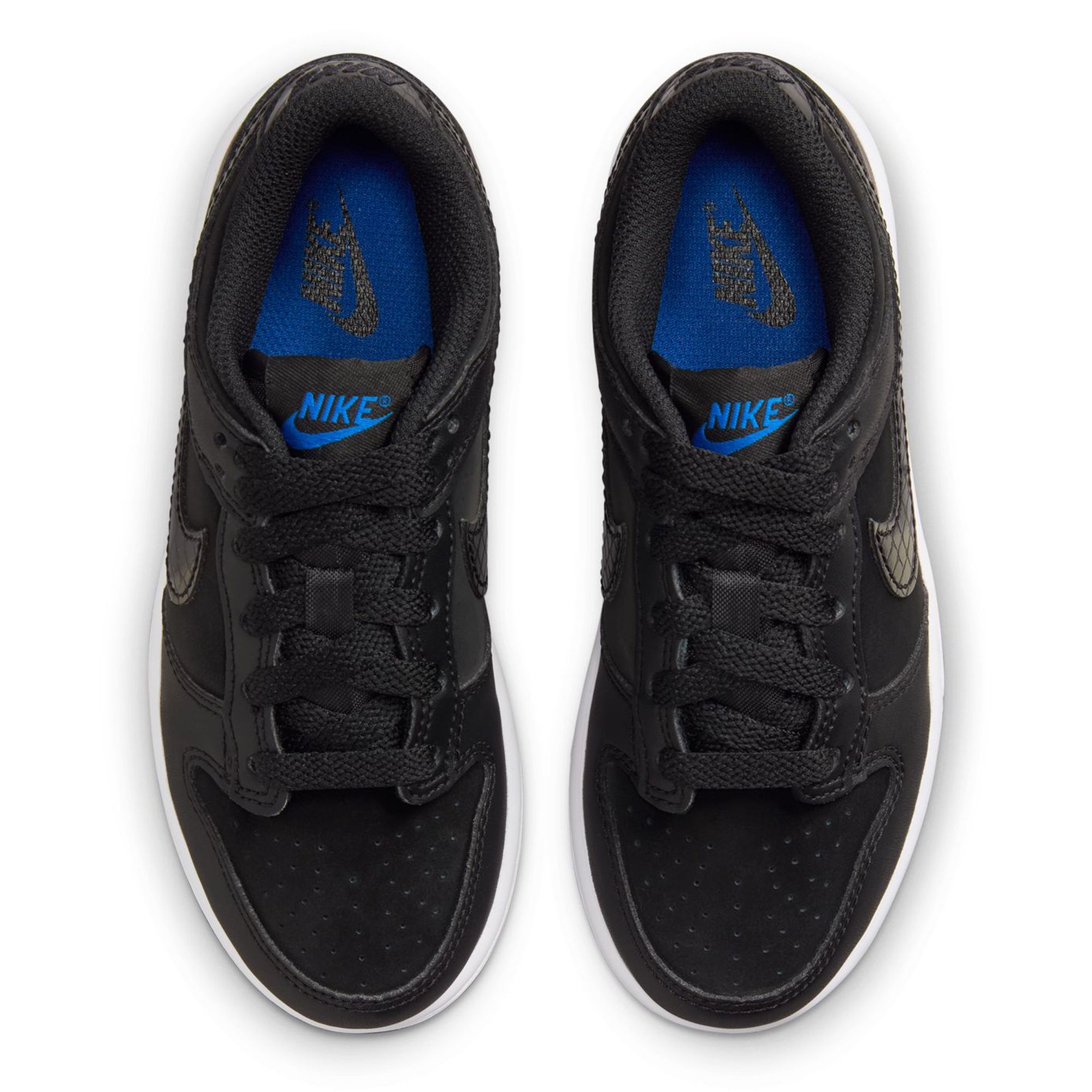 NWOT NIKE SB Dunk HI Game Royal W/ Black pebble (faux snakeskin) SWOOSH First look at the @dashawnjordan x Nike SB Dunk Low  main image 3