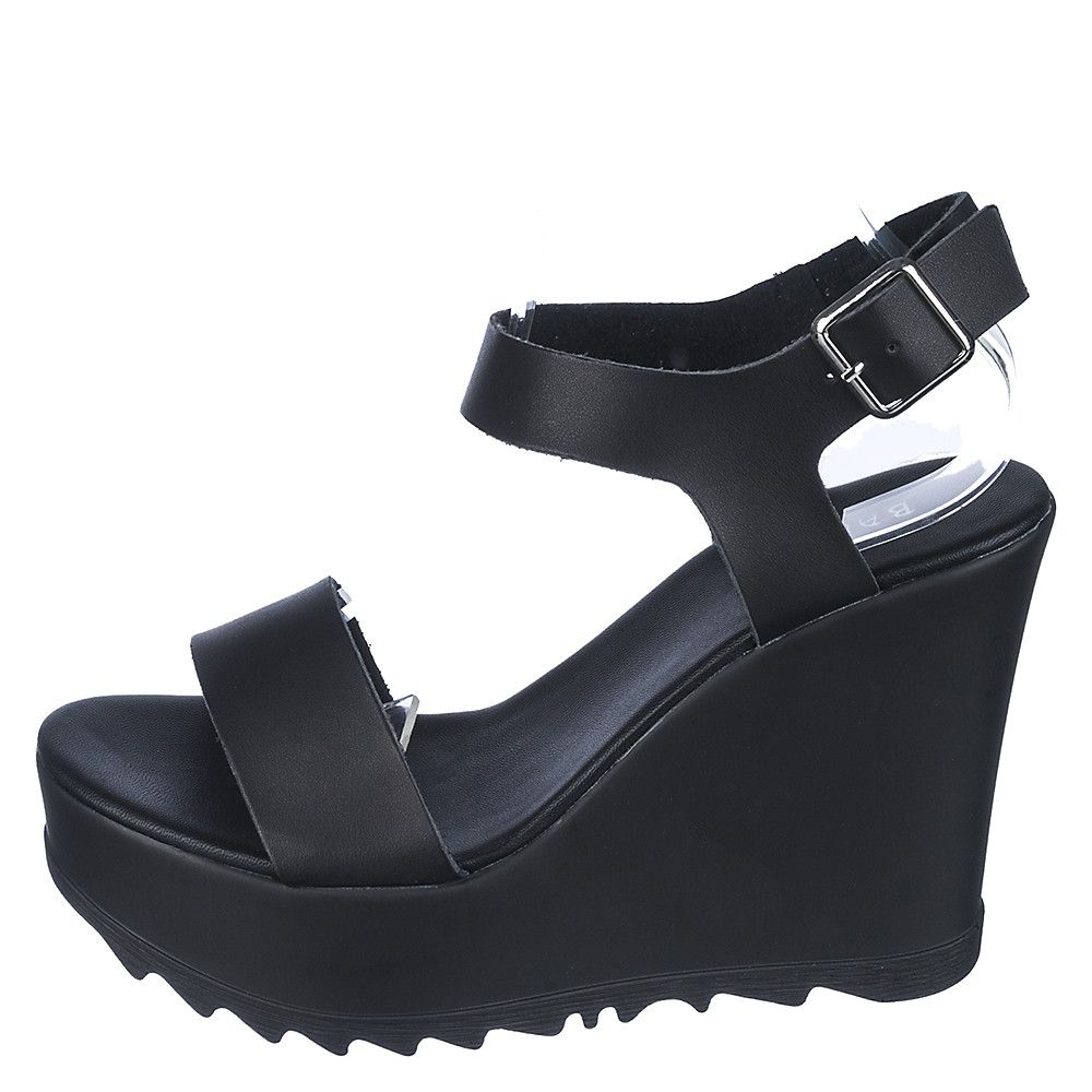 womens black wedges