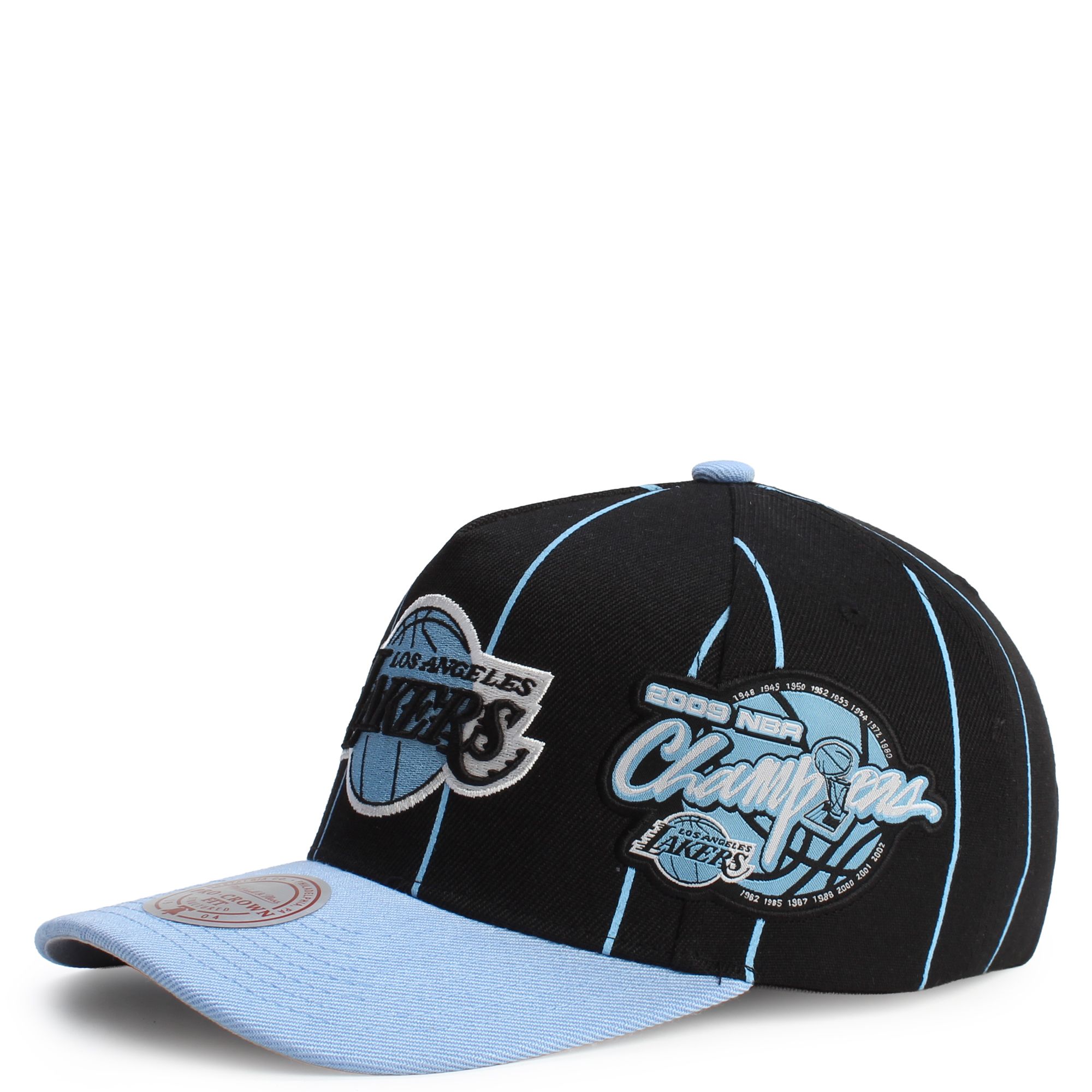 MITCHELL AND NESS NBA Los Angeles Lakers Striped Pro Crown