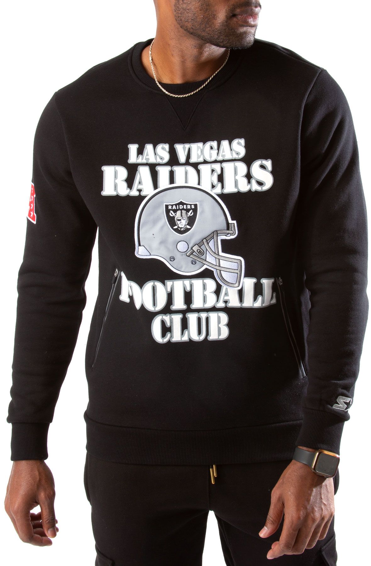 Las Vegas Raiders Hoodie Women's XXL Gray Logo Long Sleeve