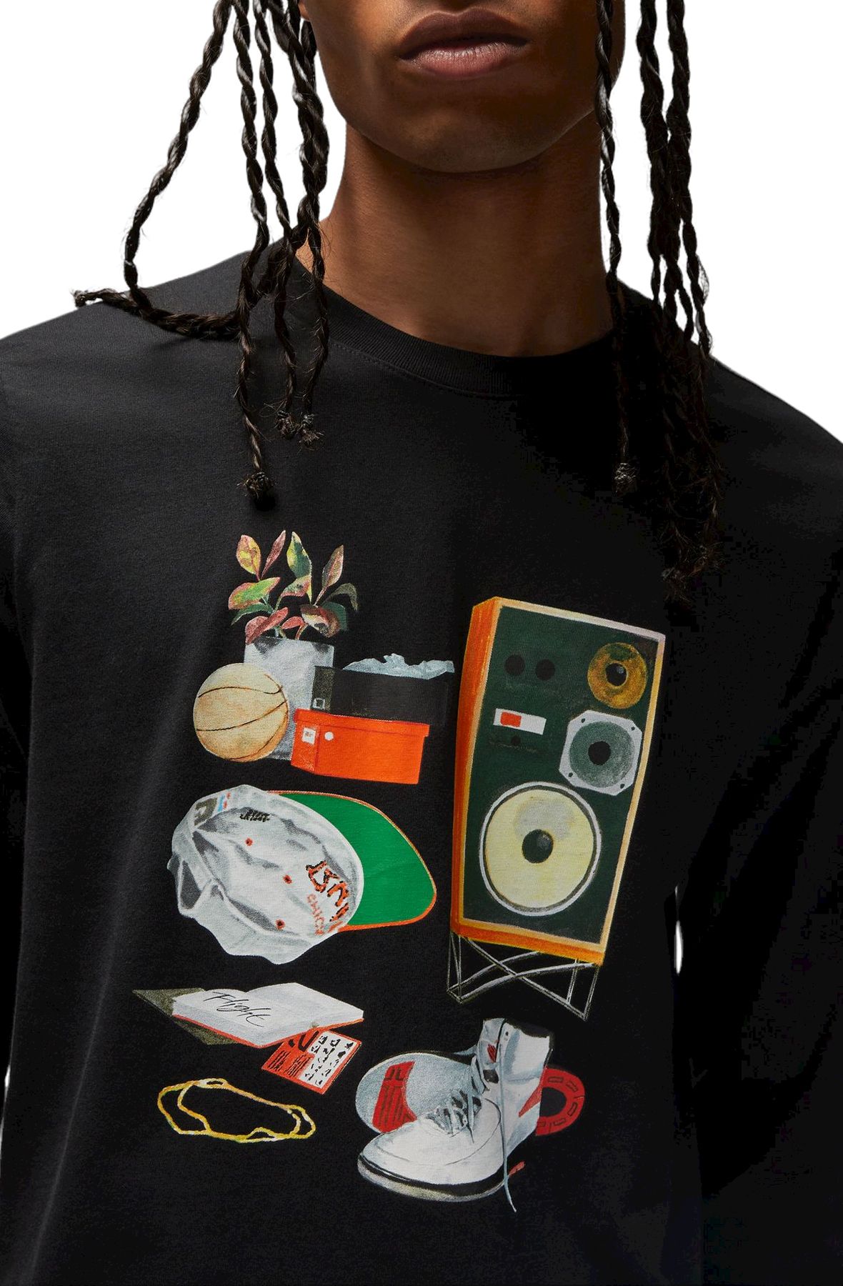 【IFYOUWANT】24SS★ HEART FLY pigment TEE black nike_36m320-023_02.jpg