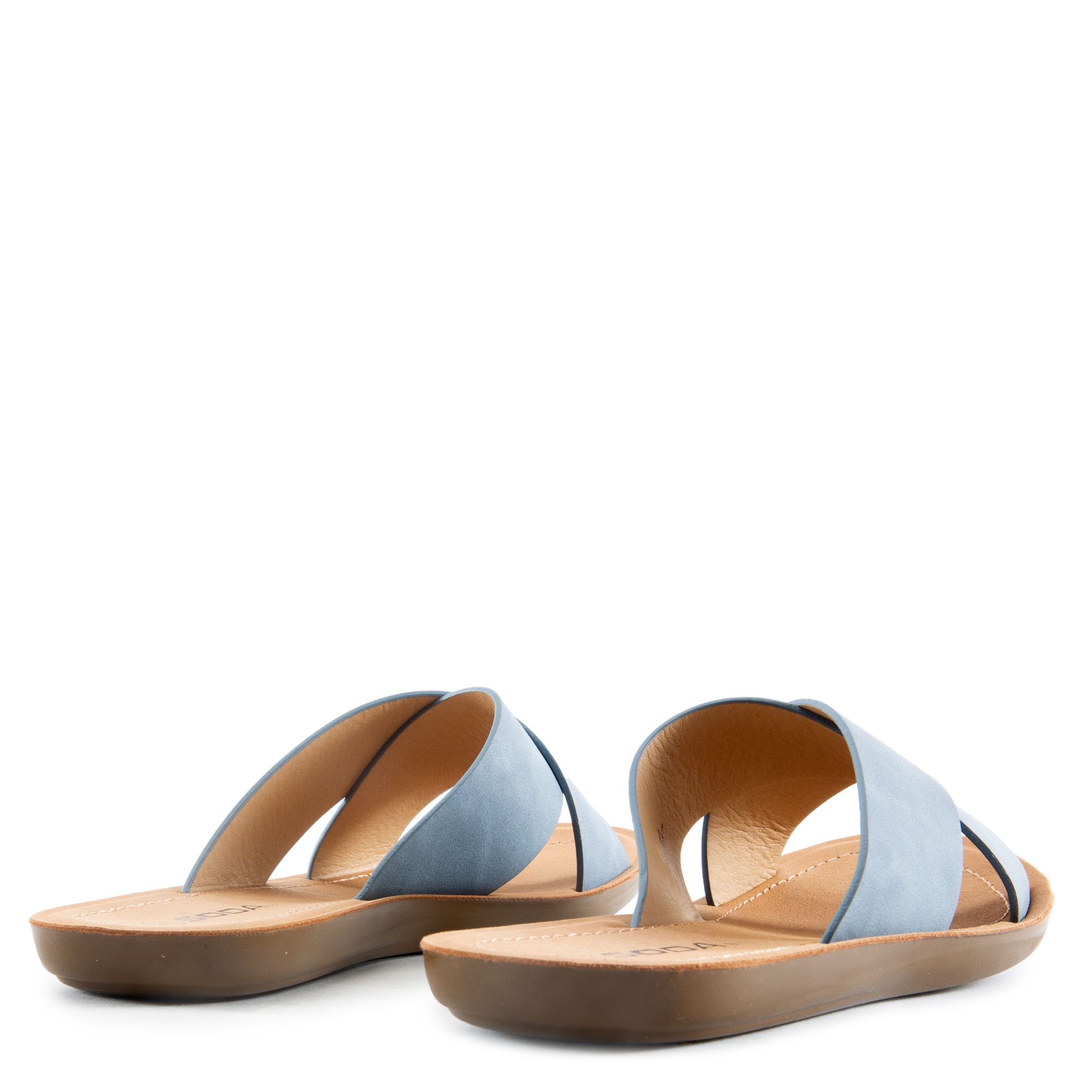 FORTUNE DYNAMICS Type-S Criss Cross Band Sandals FD TYPE-S-DU-BLU - Shiekh