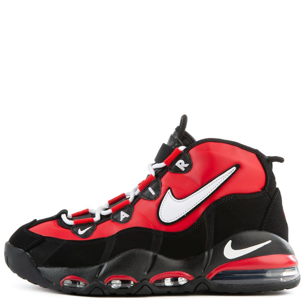 nike air max uptempo 95 red and black