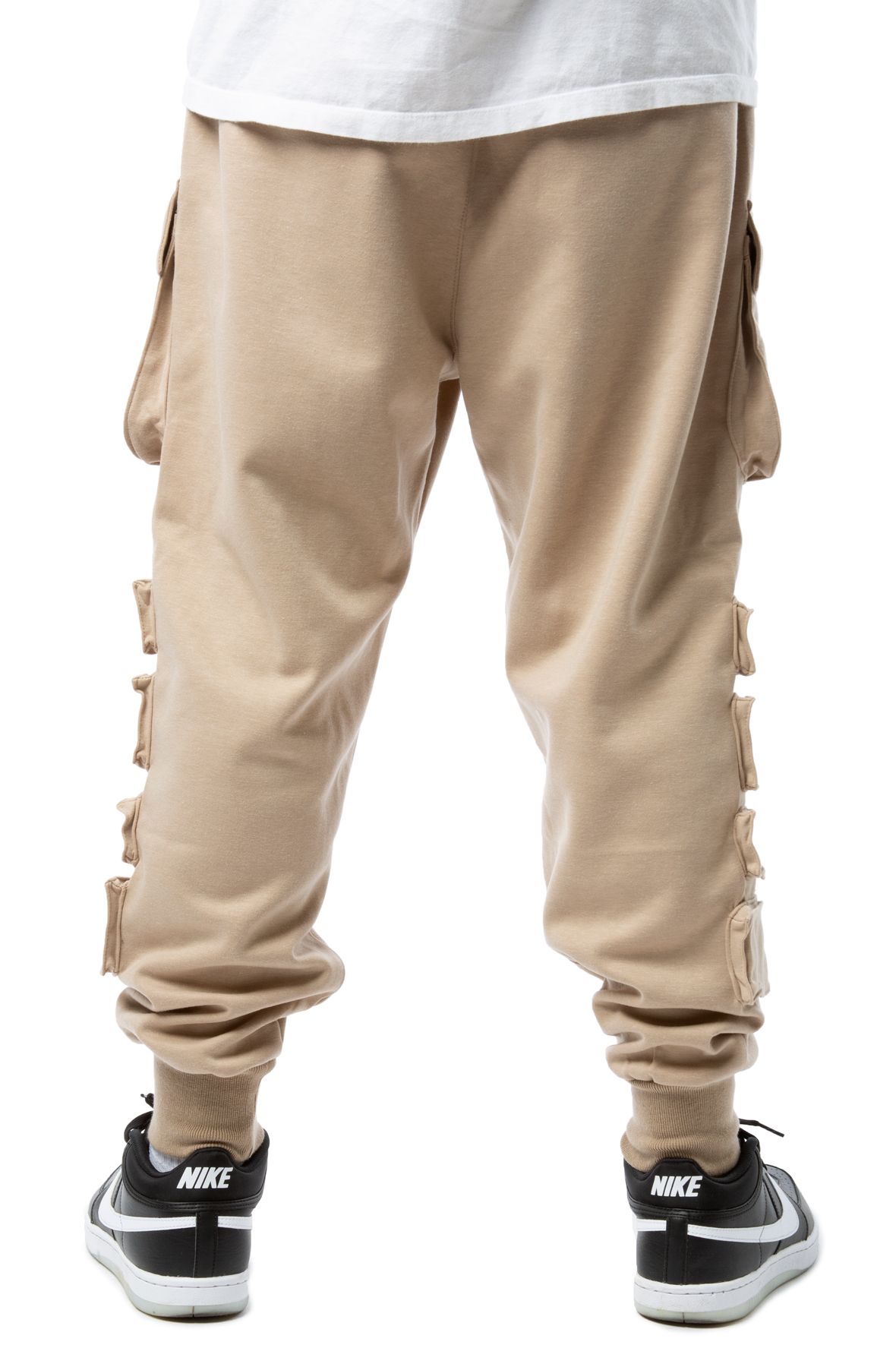 cargo joggers beige