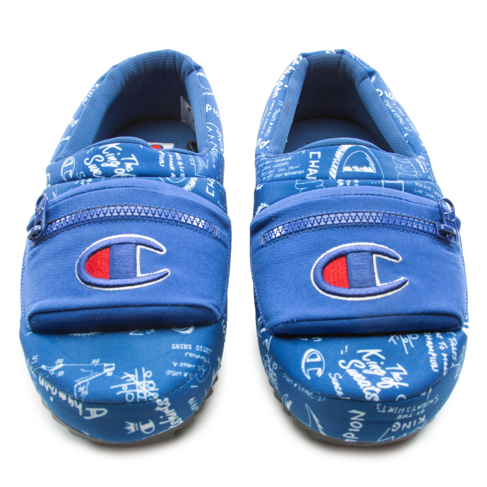 Champion slippers with outlet pockets