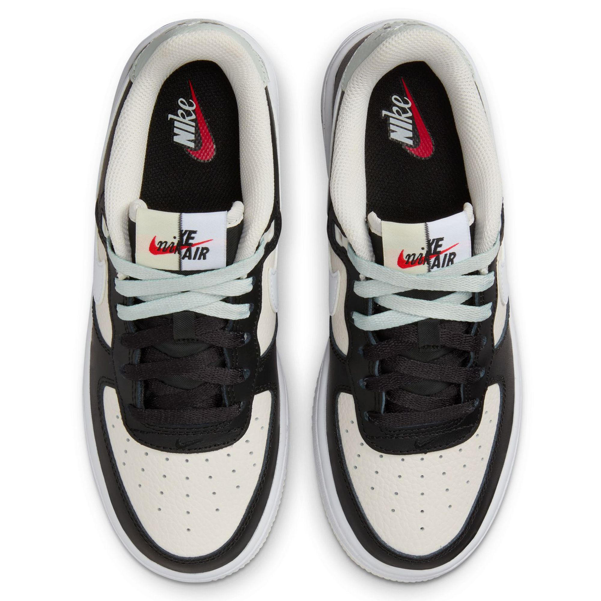 Kids' Nike Air Force 1 LV8 Shoes 5.5 Black/Light Silver/Phantom