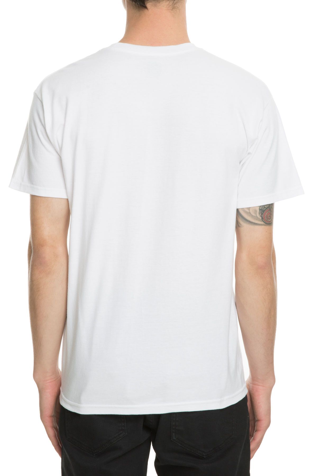 HUF The OG Logo Ripped Tee in TS00318-WHT - Shiekh