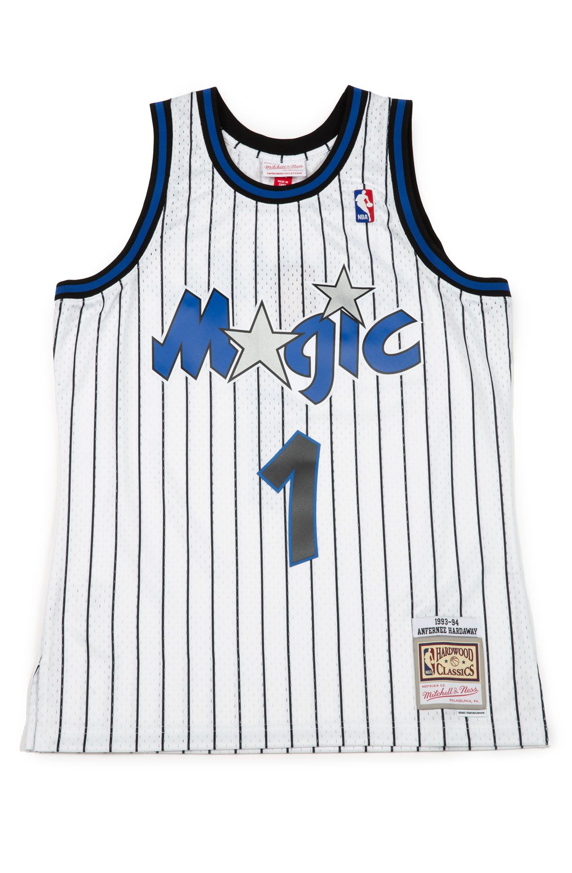 Mitchell & Ness Swingman Anfernee Hardaway Orlando Magic NBA 1993-94 Jersey, White / XL