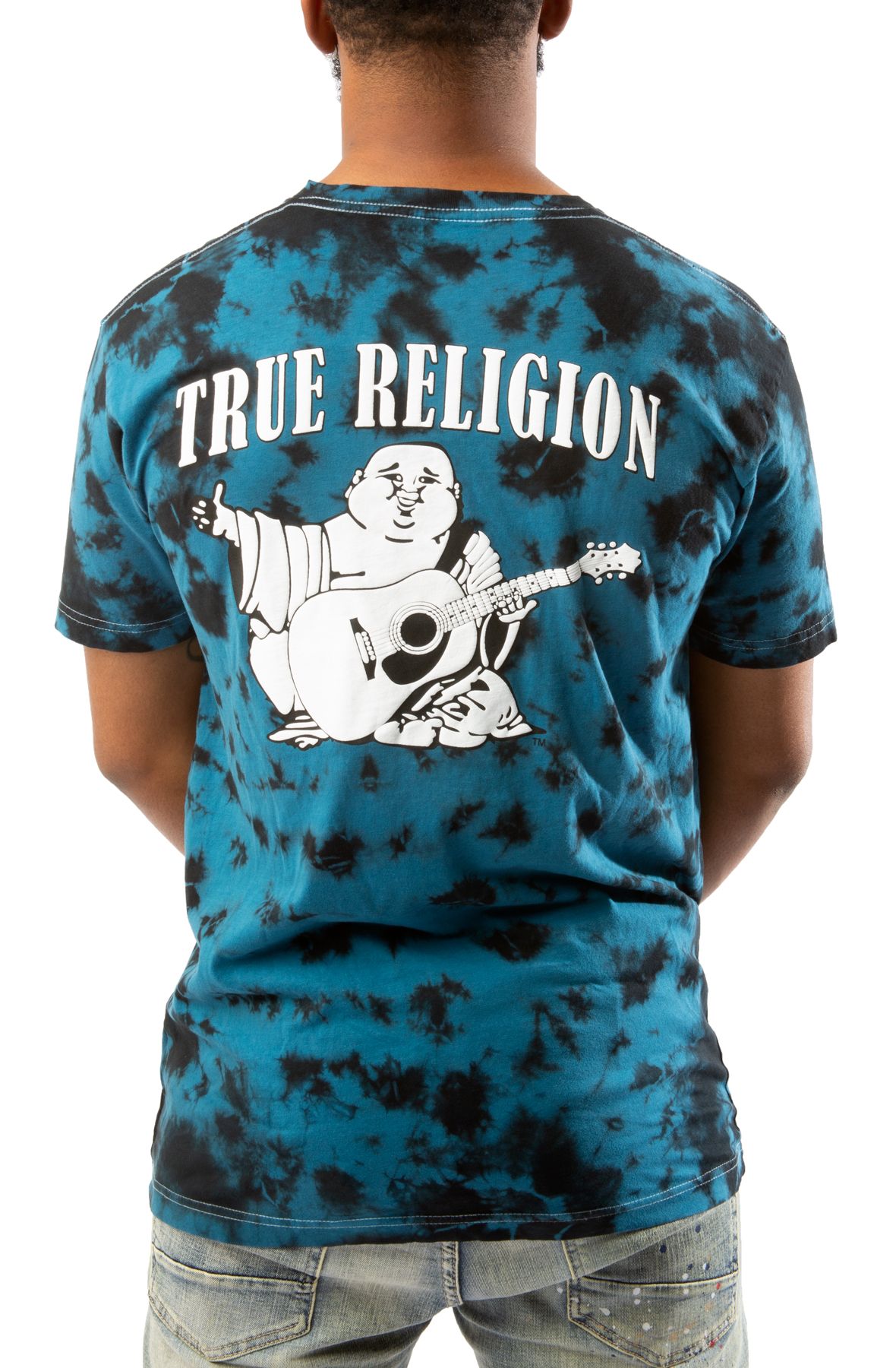 black and blue true religion shirt