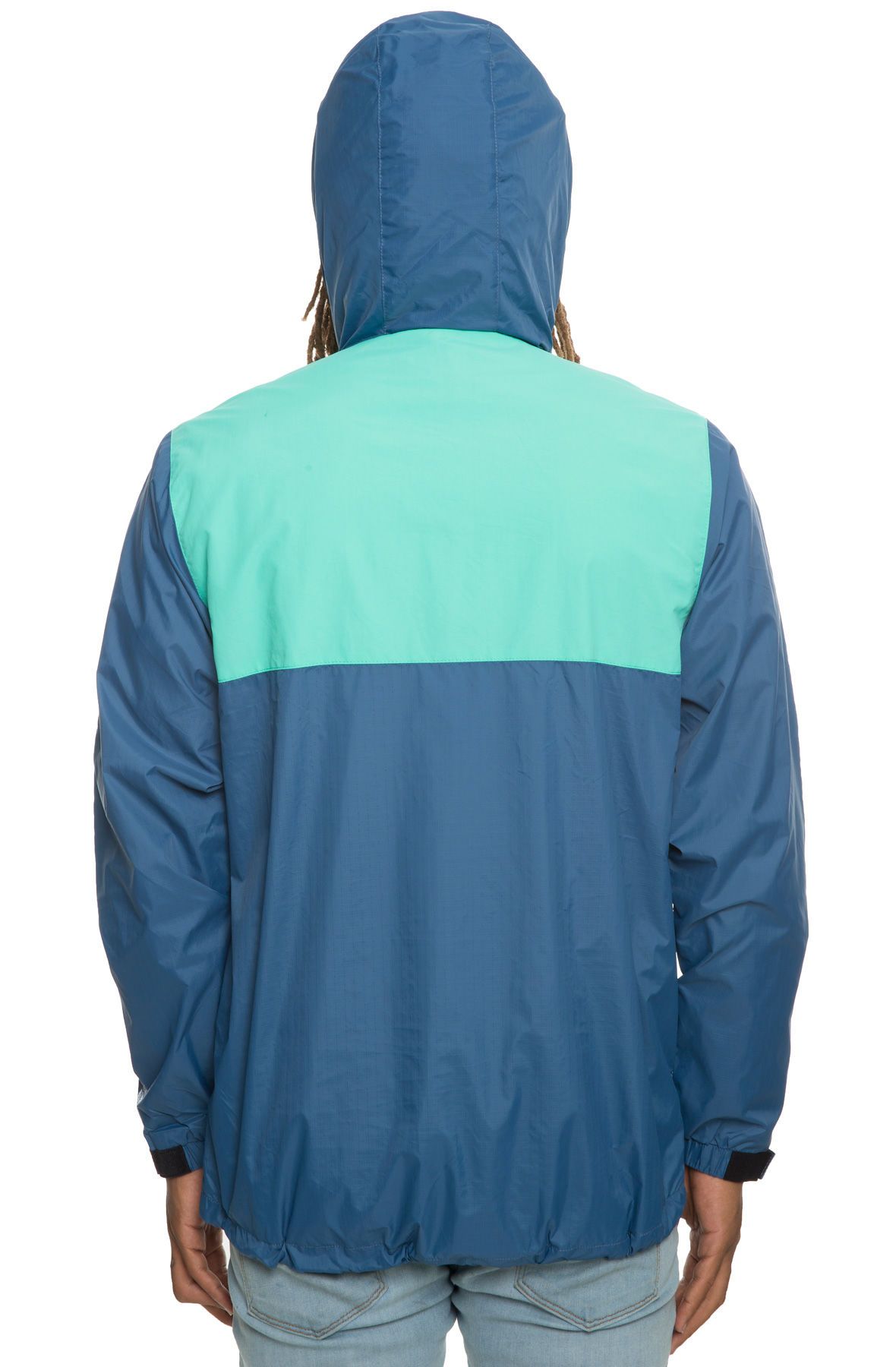 All Good Anorak Rooted Colorblocked Blue