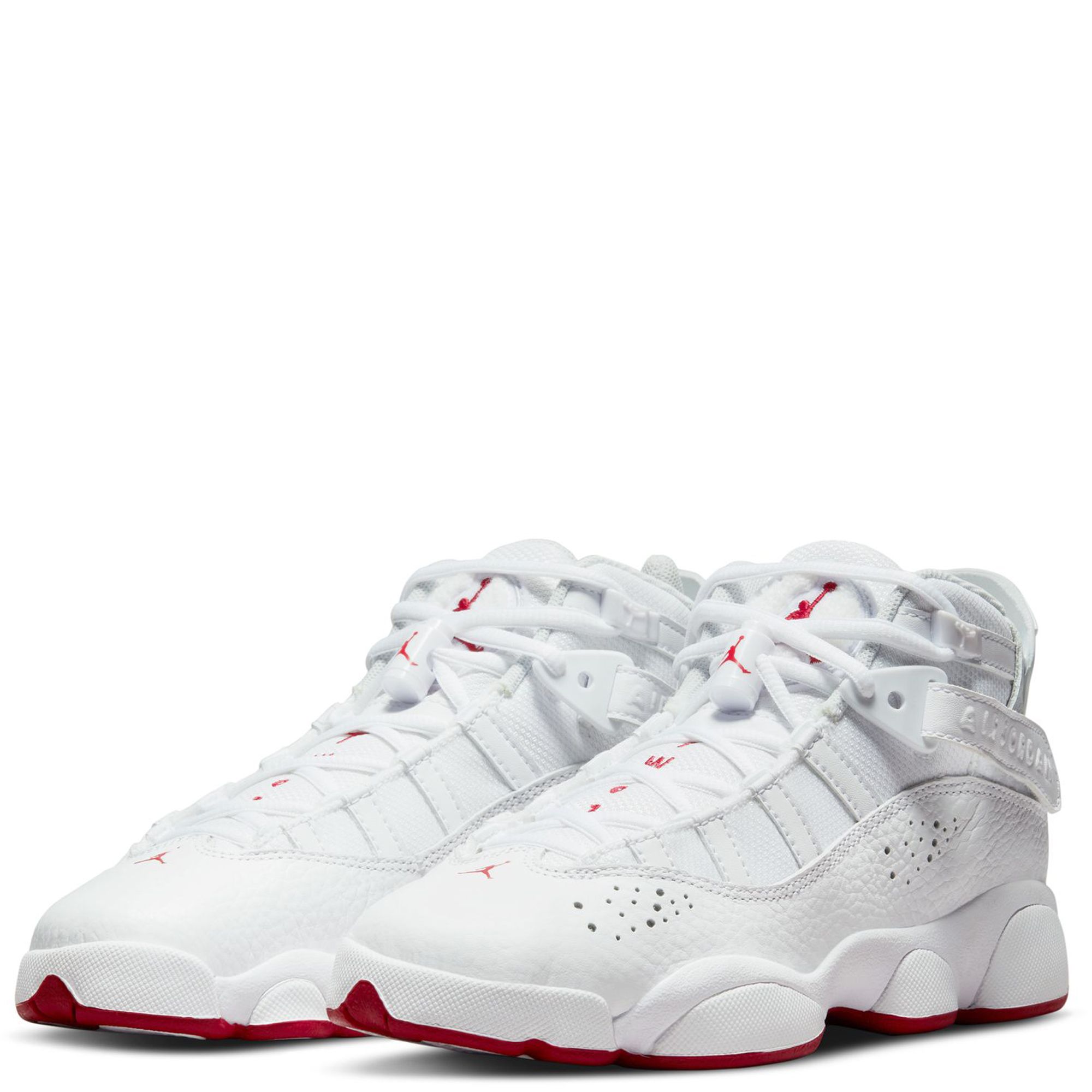 Grade-School Nike Jordan 6 Rings deals White/Mystic Hibiscus 323419-116 Size 5