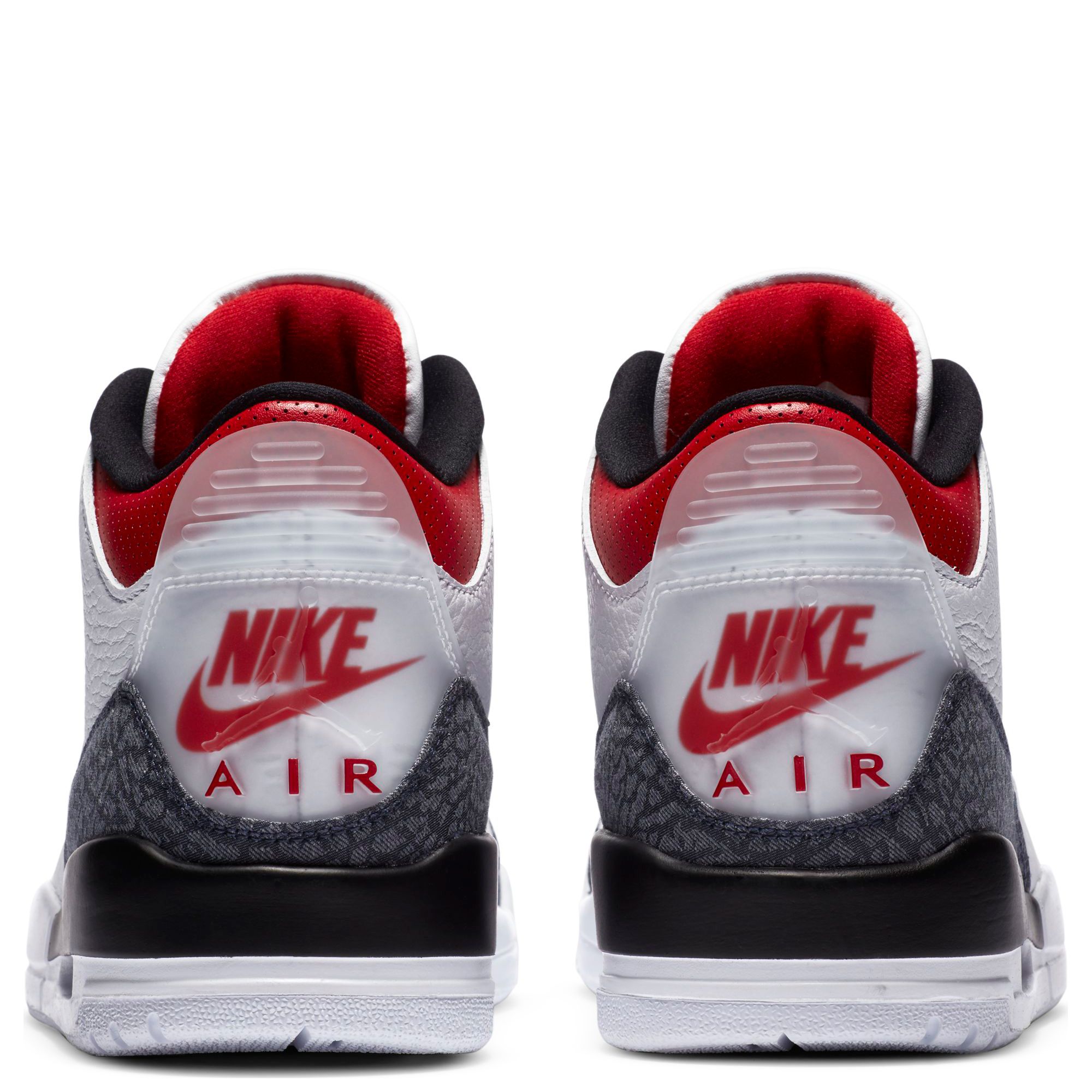 air jordan 3 white black red