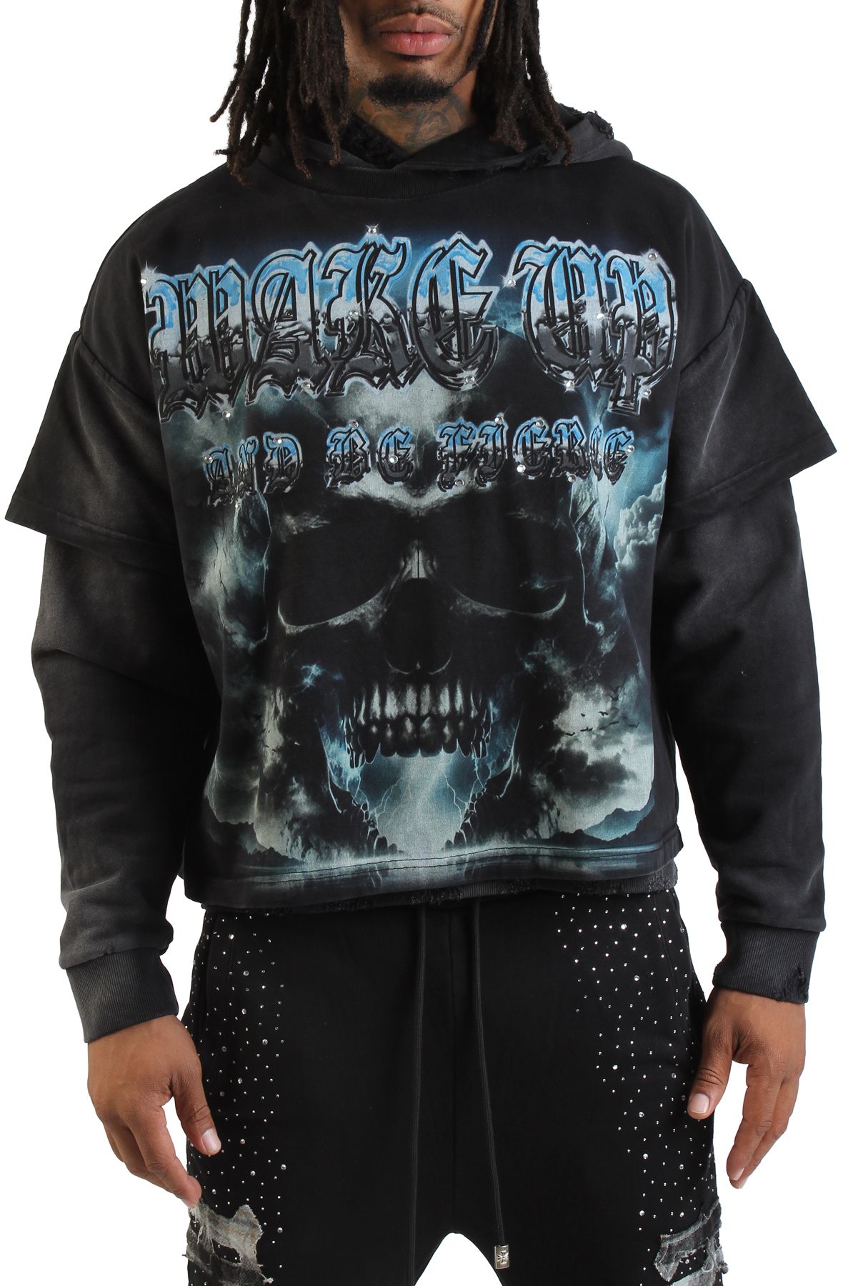 Fossils Both Side Printed Graphic Hoodie
