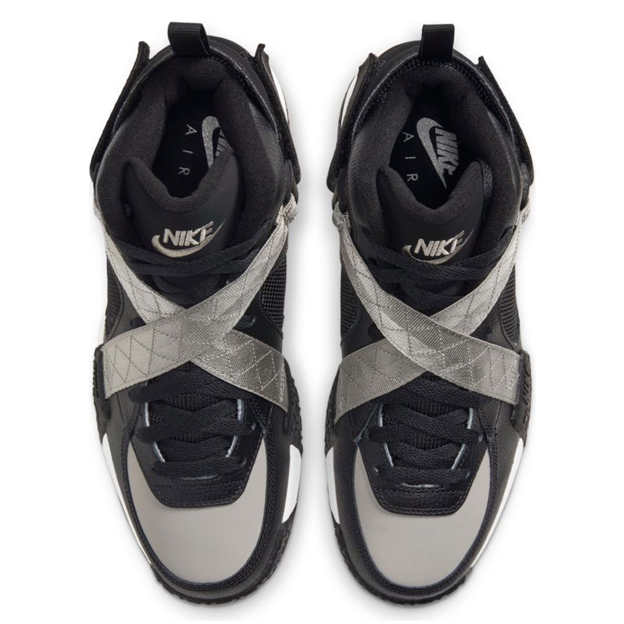nike air raid black and grey