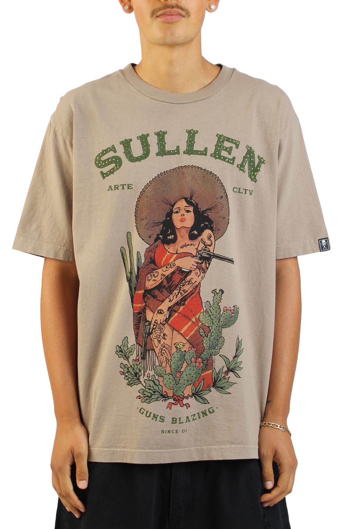 SULLEN CLOTHING Guns Blazing T-Shirt SCM8342-AGA - Shiekh