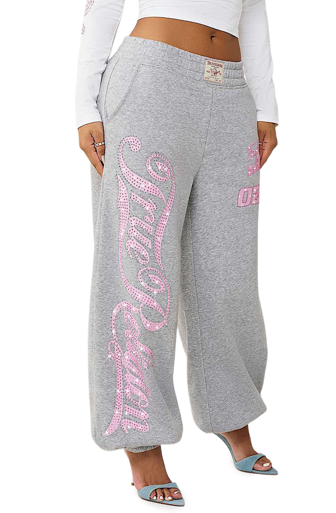 パンツ true religion swag goar flexwitme y2k TRUE RELIGION Big T Crystal Baggy Joggers 209854-1501 - Shiekh