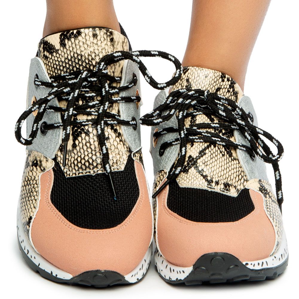 Yokky YOKI SHOES Clint-16 Block Sneakers CLINT-16-BLUSH - Shiekh