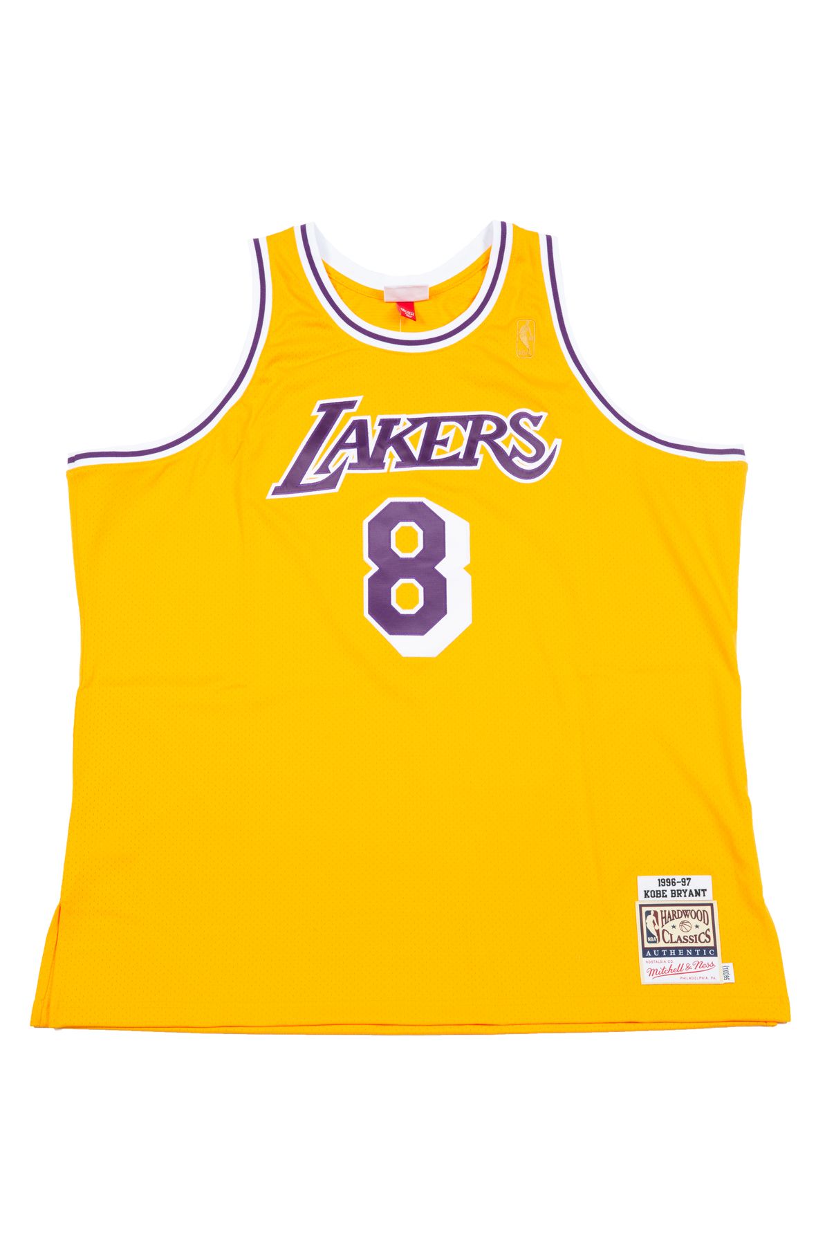 MITCHELL AND NESS Los Angeles Lakers Kobe Bryant 1996-97 Authentic Home ...