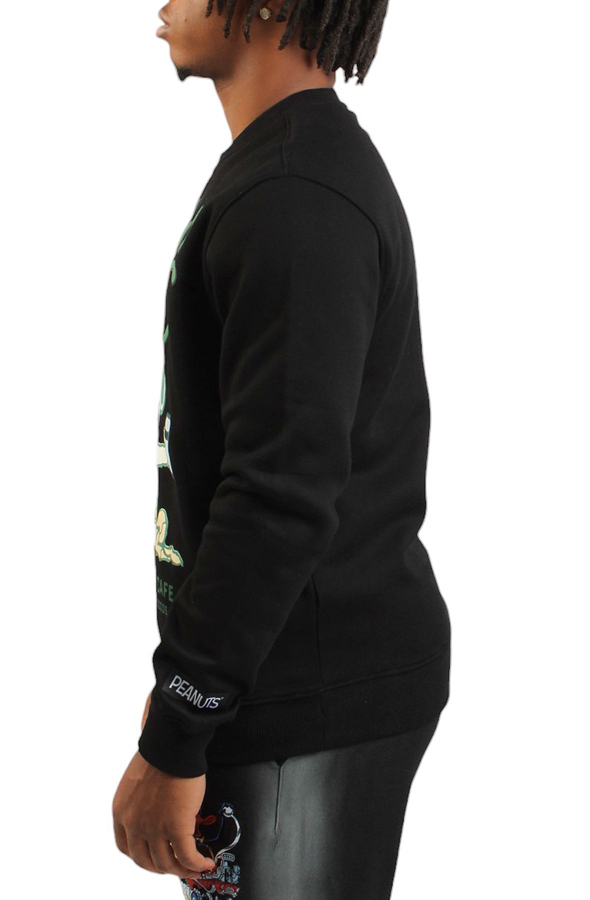 MAXIMA Peanuts Bakery and Cafe Crewneck PN50353-BLK - Shiekh