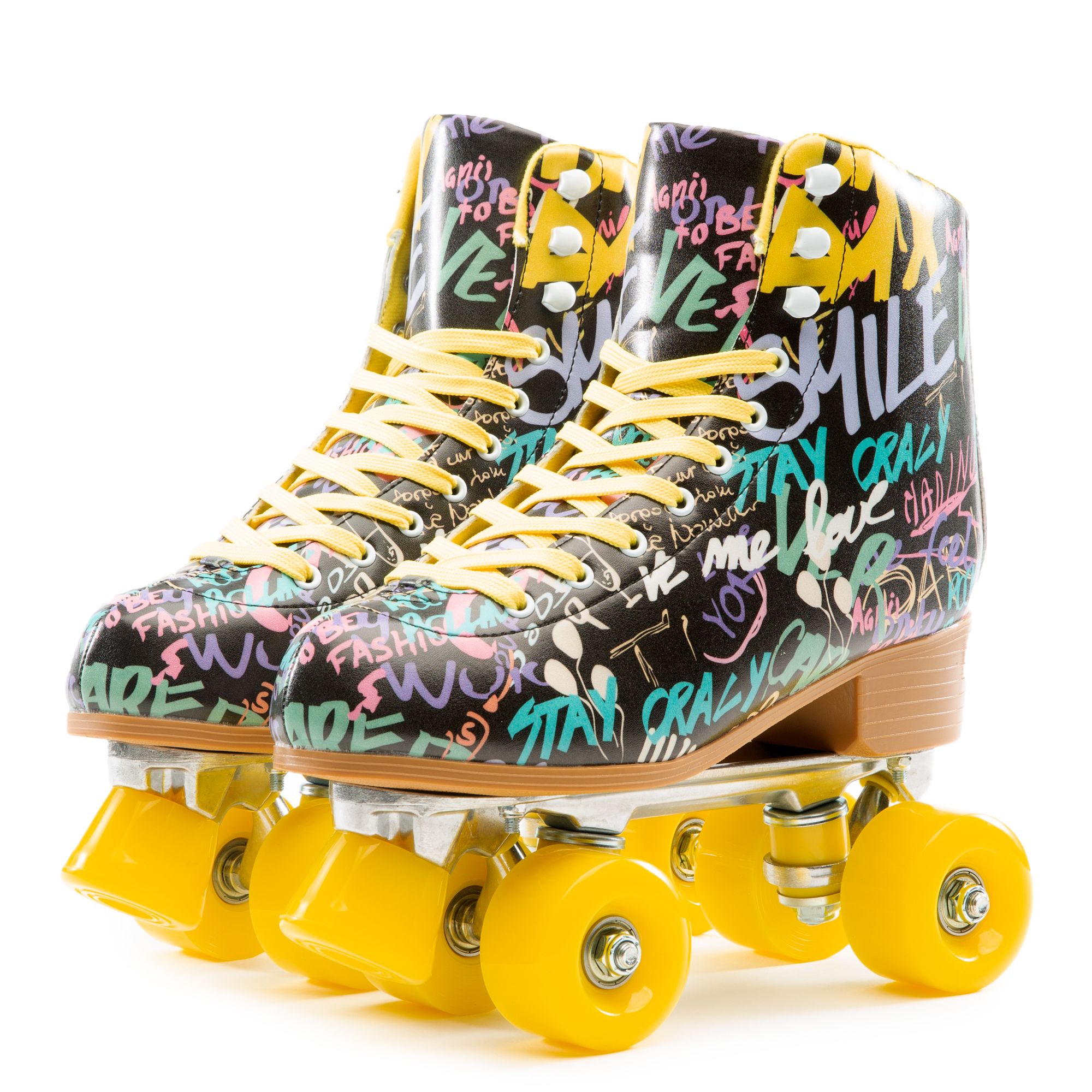 【くらやえみ】Roller Skating 【正規品】 GLITZ Pearl - Size Adjustable Roller Skates