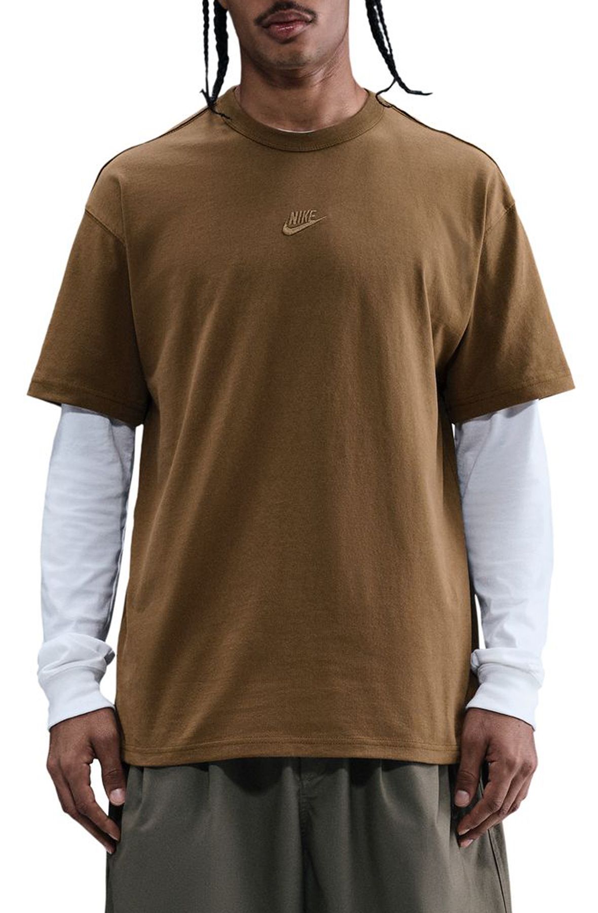 brown nike top
