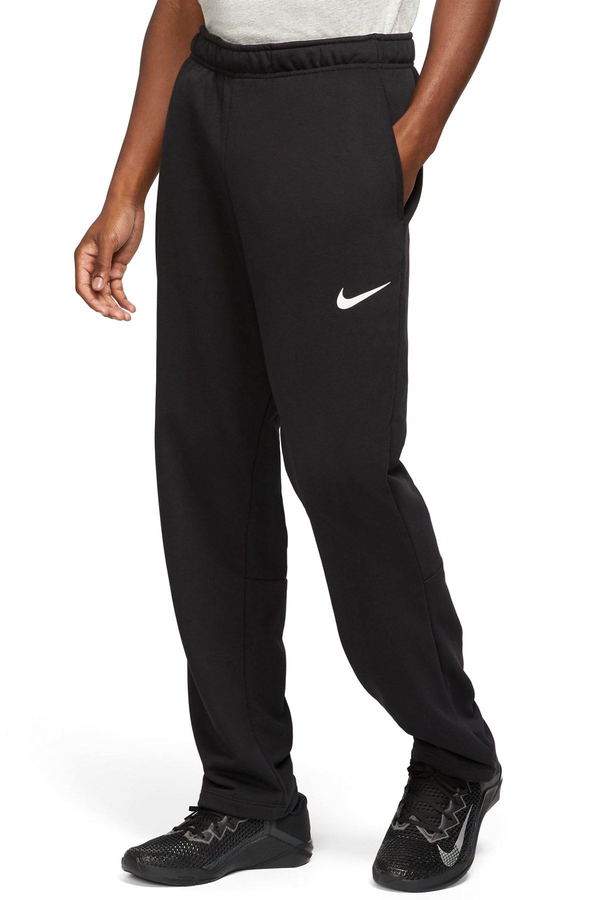  Nike Men's Therma Training Pants (Small, Black/MTLC