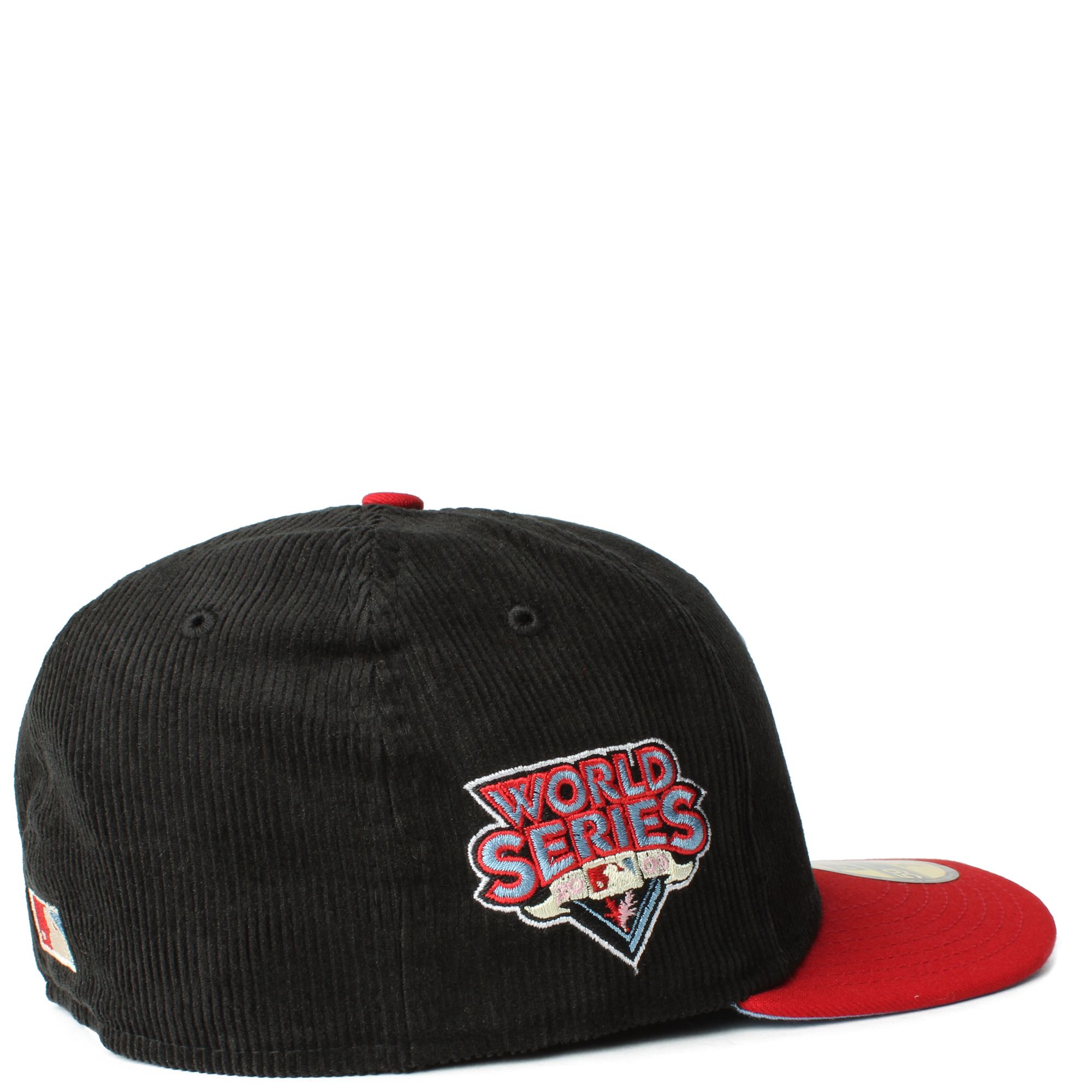 New Era New York Yankees Corduroy Reloaded 50th Year Capsule Hats Exclusive  59Fifty Fitted Hat Black/Red Men's - SS21 - US