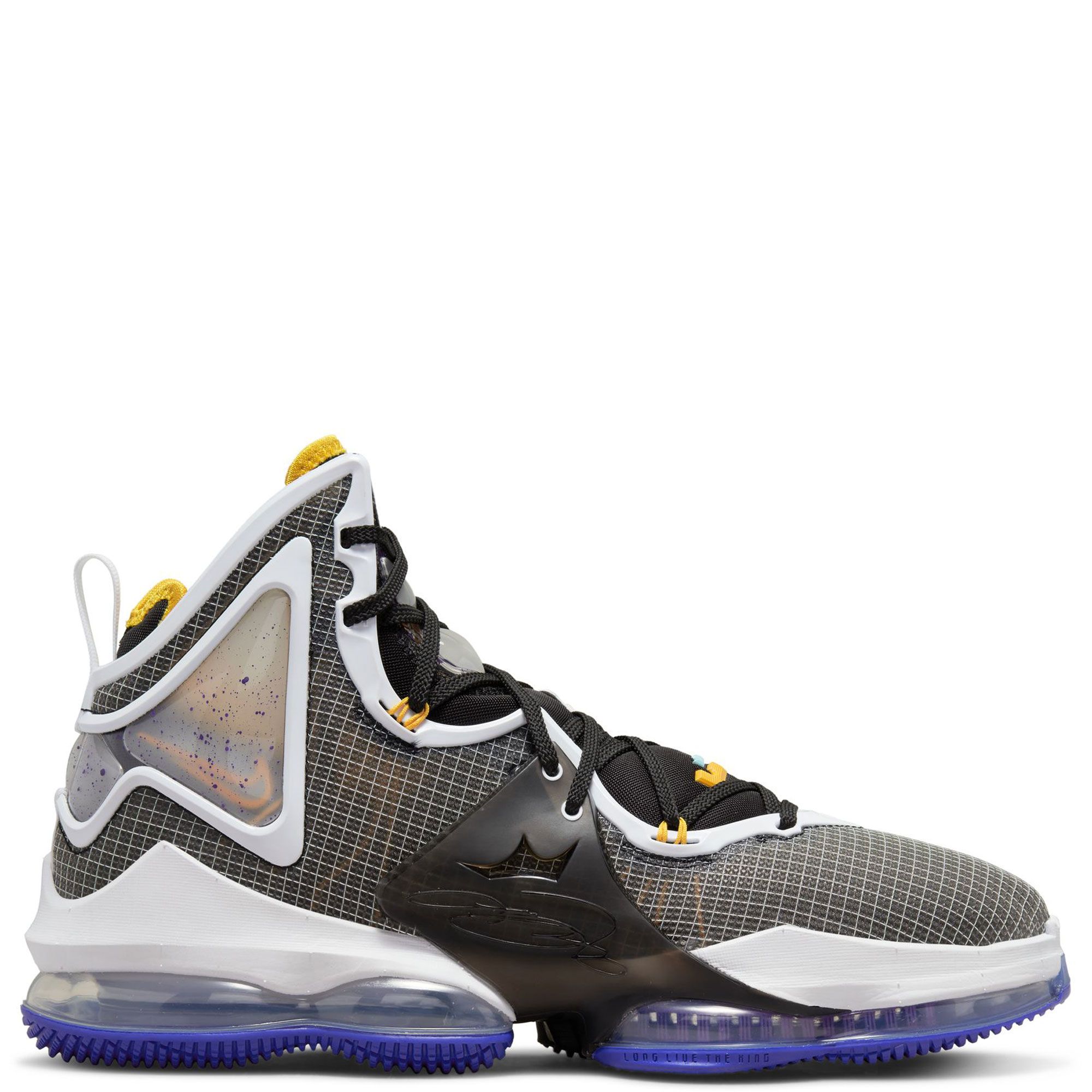 Nike LeBron 19 Black/Persian Violet/White/University Gold Size 10. CZ0203-002 NIKE LeBron 19 CZ0203 002 - Shiekh main image 2