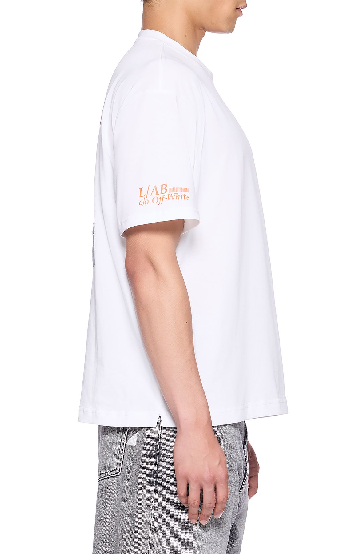 LAB CO OFF WHITE Duty T-shirt 44LABF26T082-100 - Shiekh