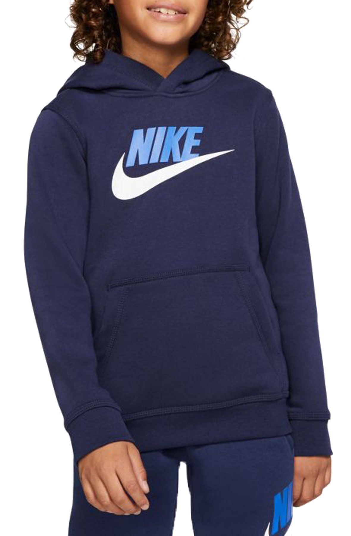 NIKE Kids Sportswear Club 410 Fleece CJ7861 Pullover Hoodie - Shiekh