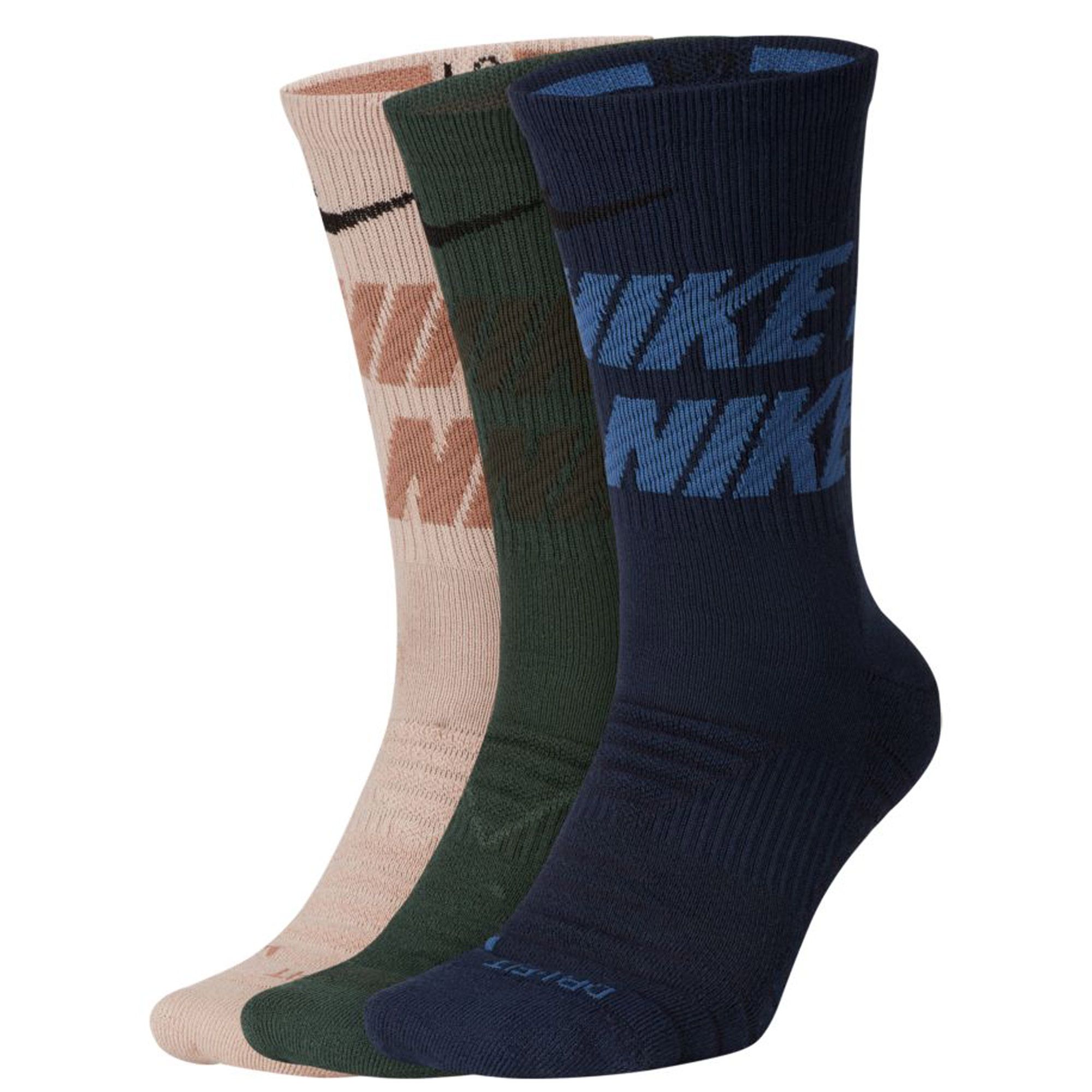 NIKE 3-Pack Everyday Max Cushioned Crew Socks CN0742 904 - Shiekh