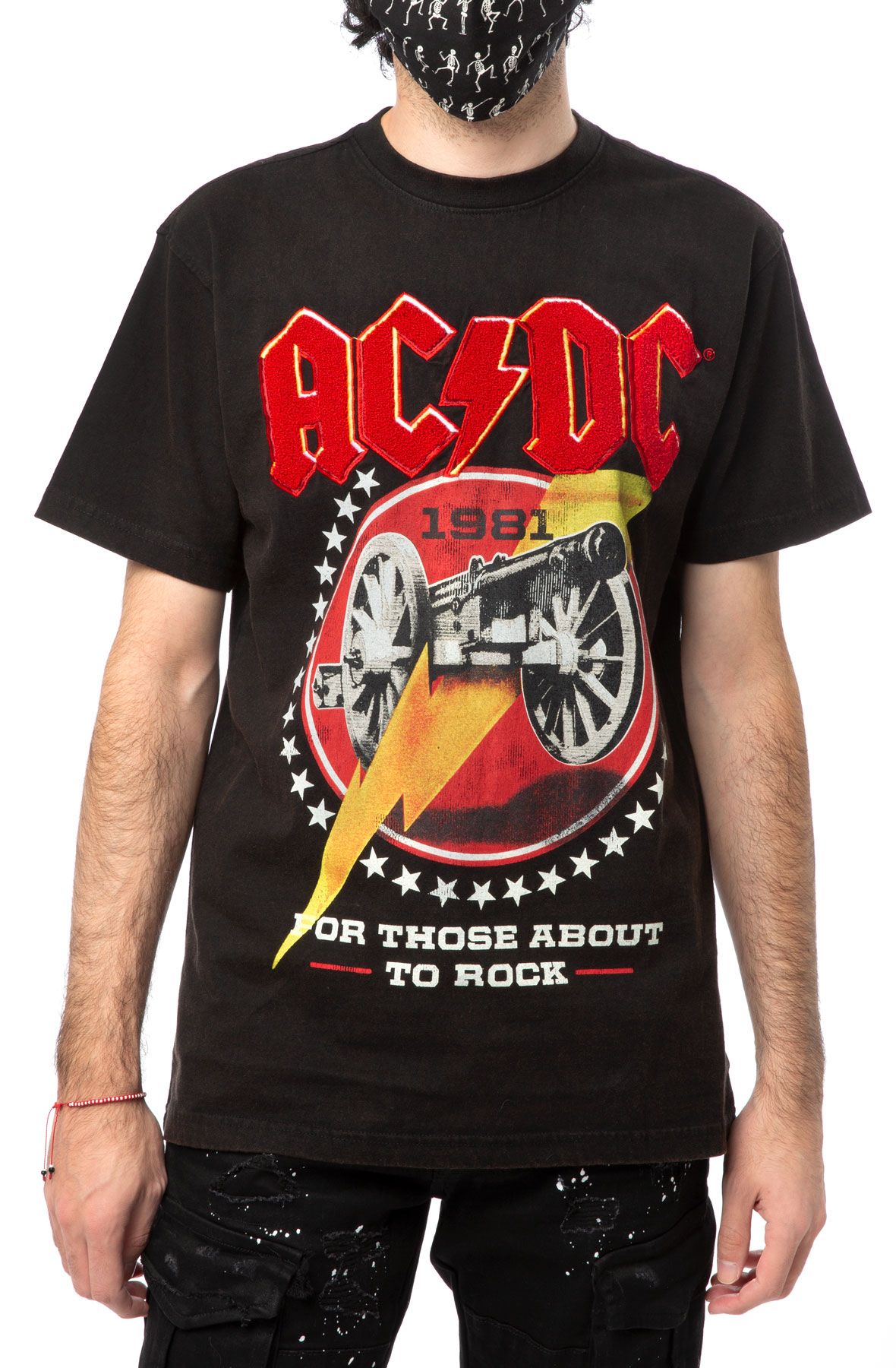REASON AC/DC Video Short Sleeve Tee C0-103CBLK - Shiekh