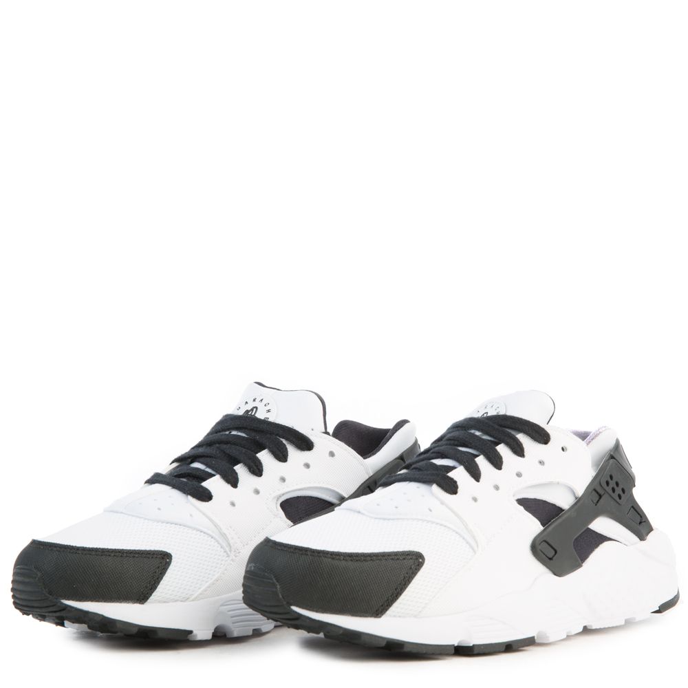 nike huarache run gs white