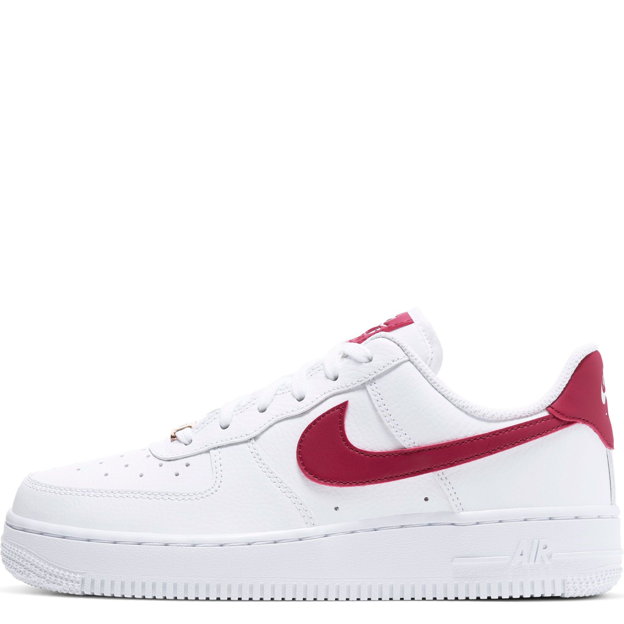womens white and red air force 1