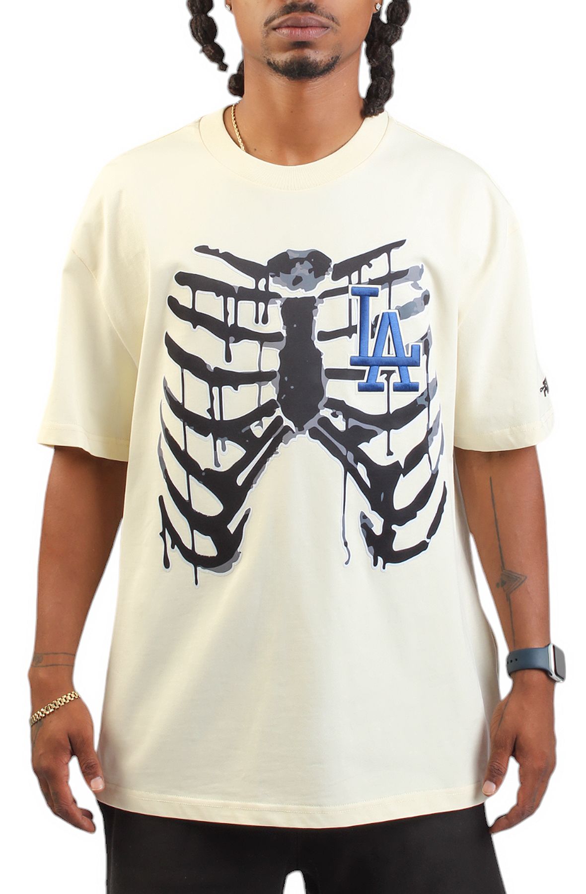 高速配送 MLB STANDARD PRO Los T-Shirt Cage Rib Dodgers Angeles ワンピース