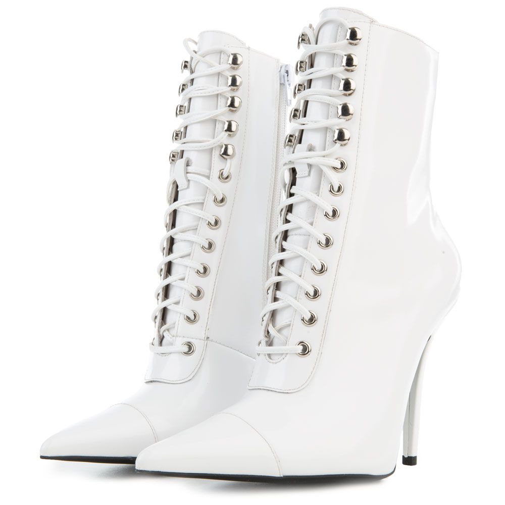 Jeffrey campbell white ankle boots online