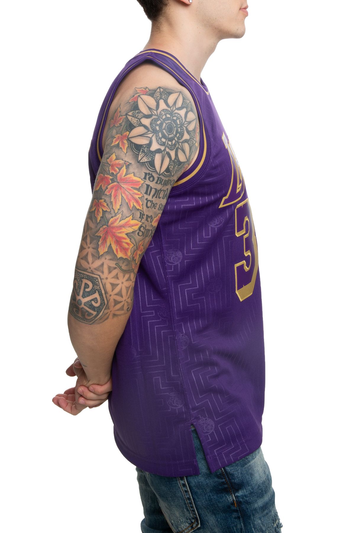 Shaquille O'Neal Los Angeles Lakers 1997-98 CNY Swingman ...