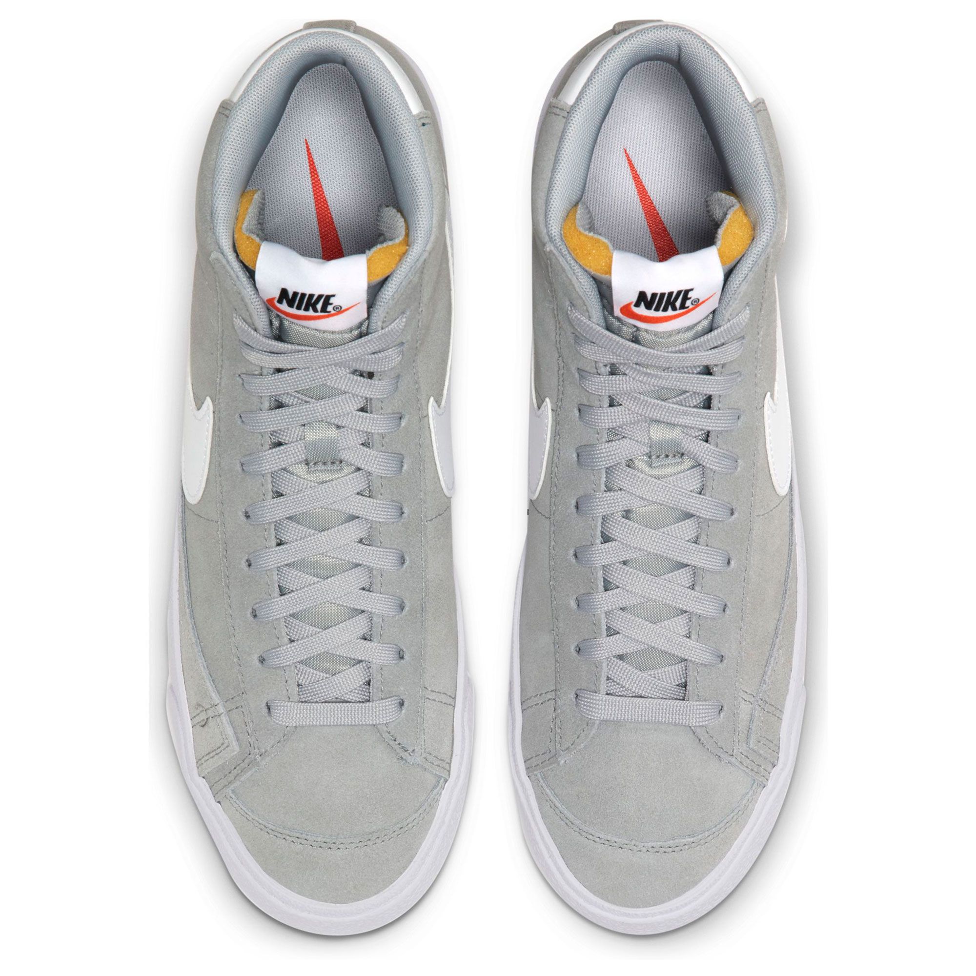 nike blazer grey suede mid trainers womens