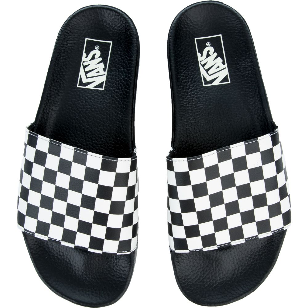 vans checker sandals