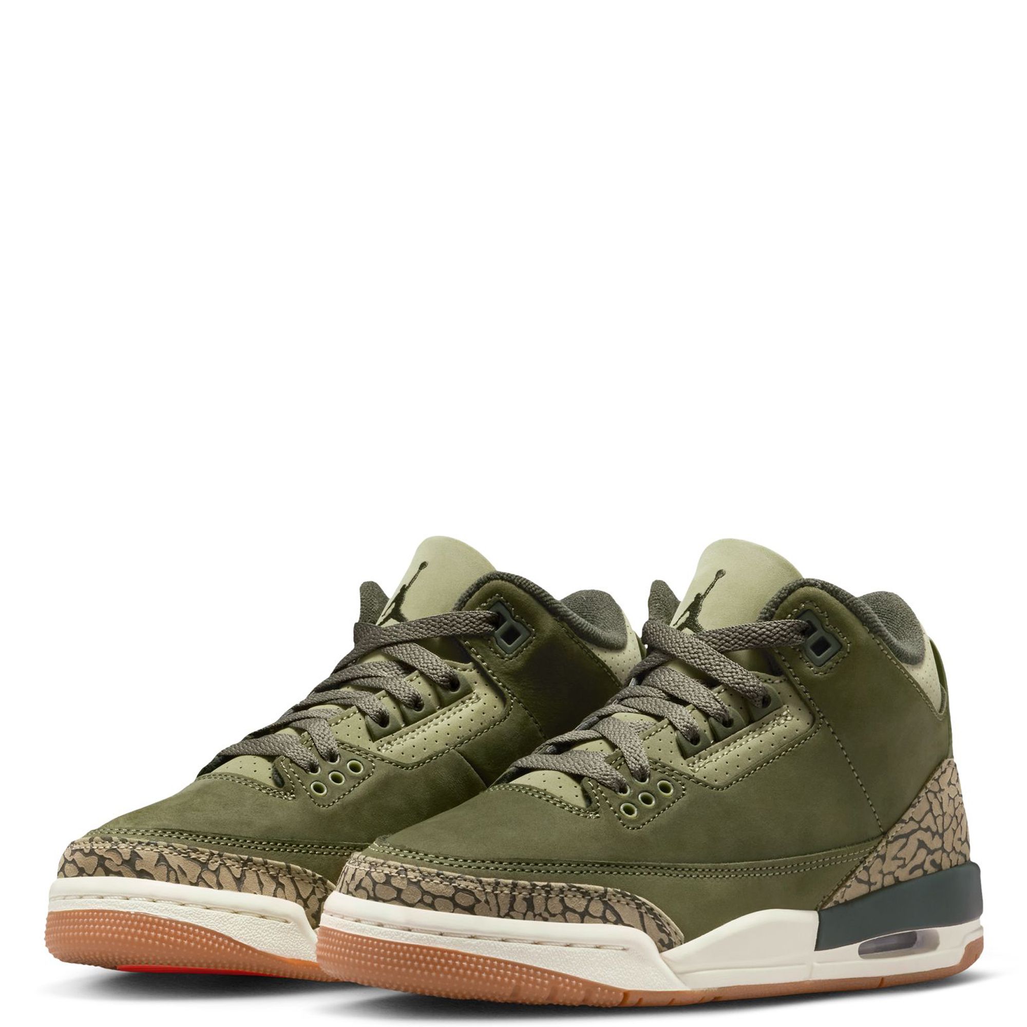 NEW Nike Air Jordan 3 Retro Family Affair Shoes DN3707-202 Size 8 Green B Grade Air Jordan 3 Family Affair Medium Olive DN3707-202 main image 4