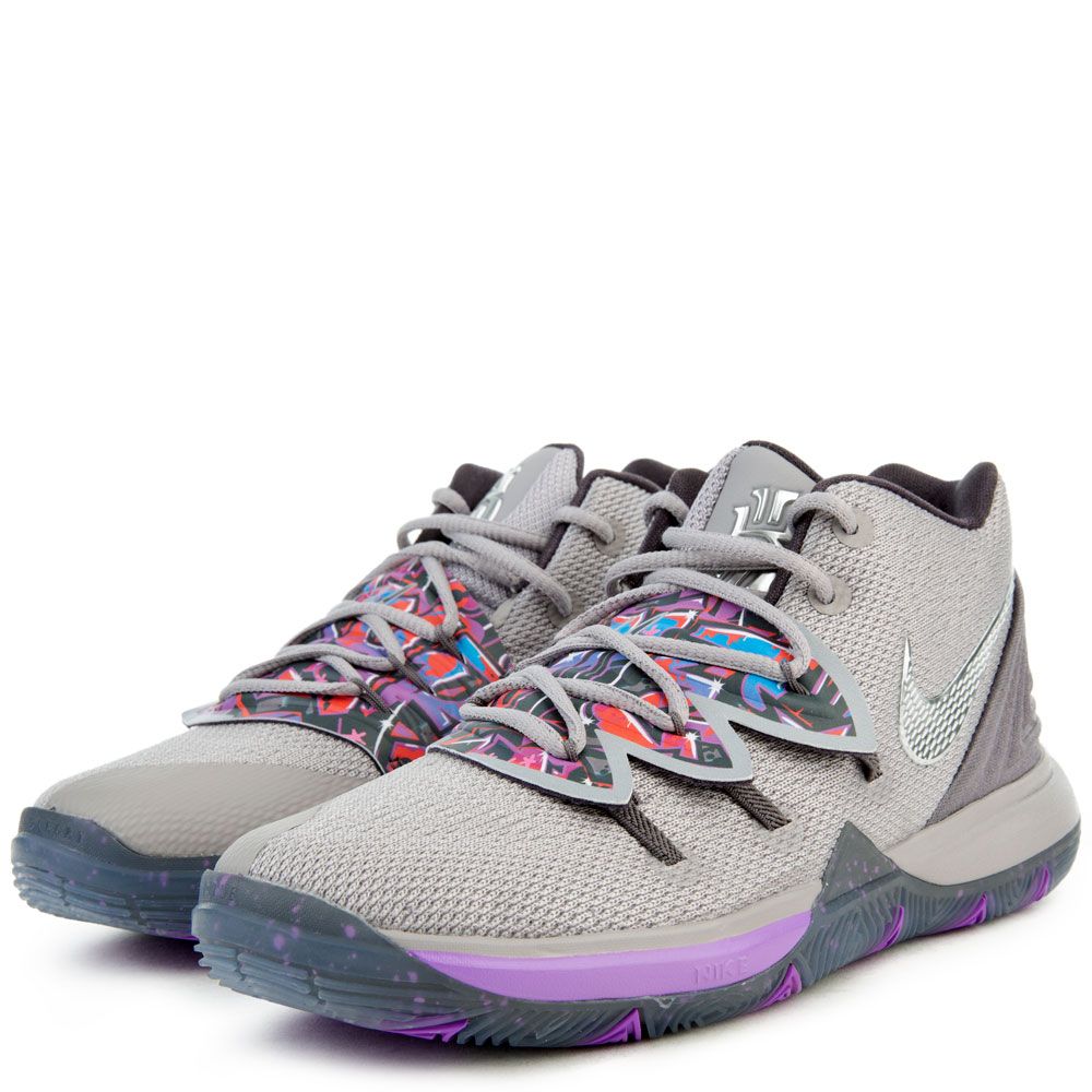 kyrie 5 gray and purple