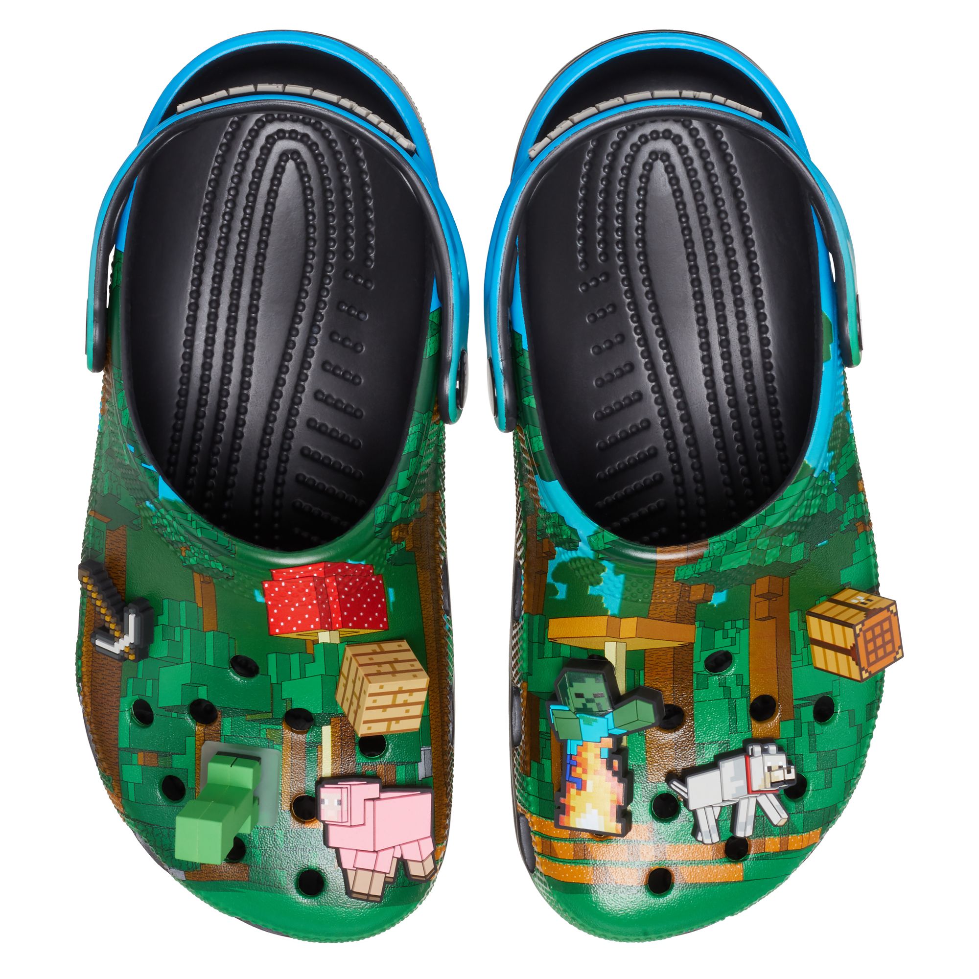 Authentic Limited Edition Kids' Minecraft Elevated Clog