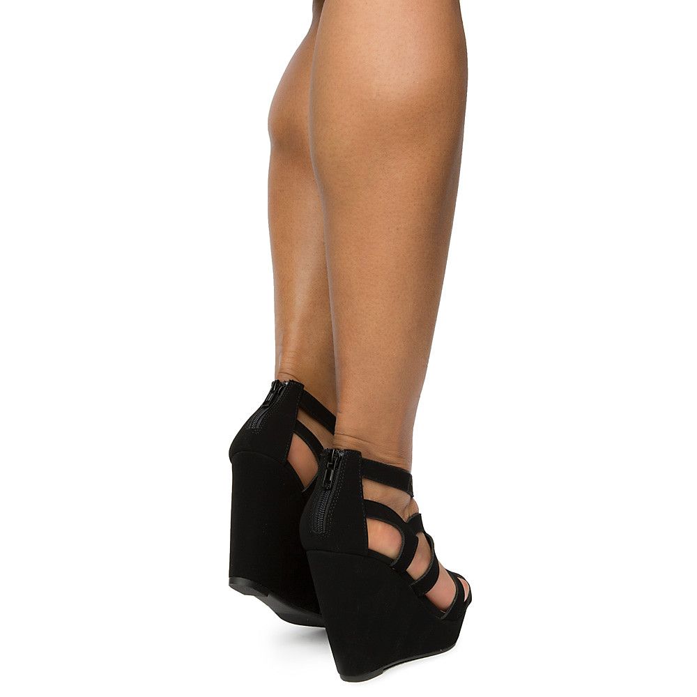 Delicious Womens People S Wedges Fd People Sblack Nbpu Shiekh 