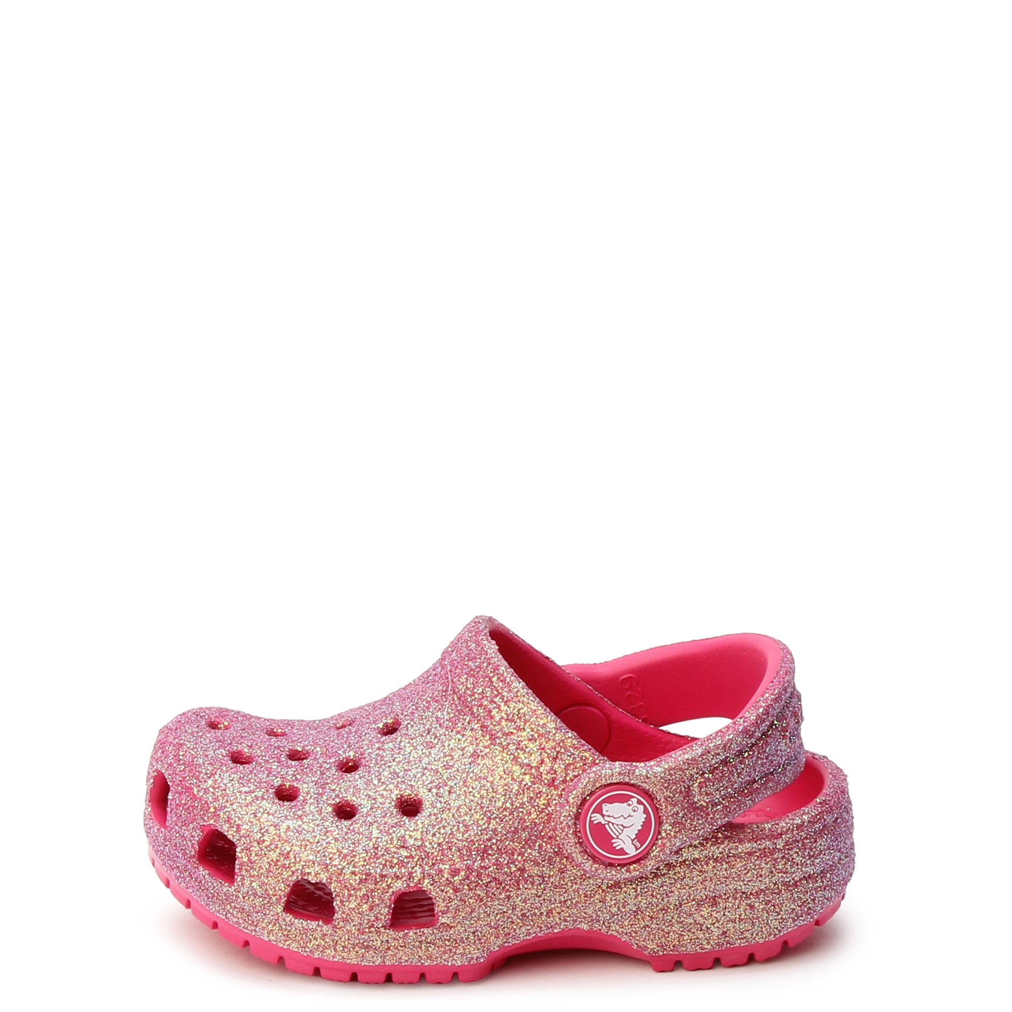 CROCS Toddler Iridescent Glitter Classic Clog 210985-6ZQ - Shiekh
