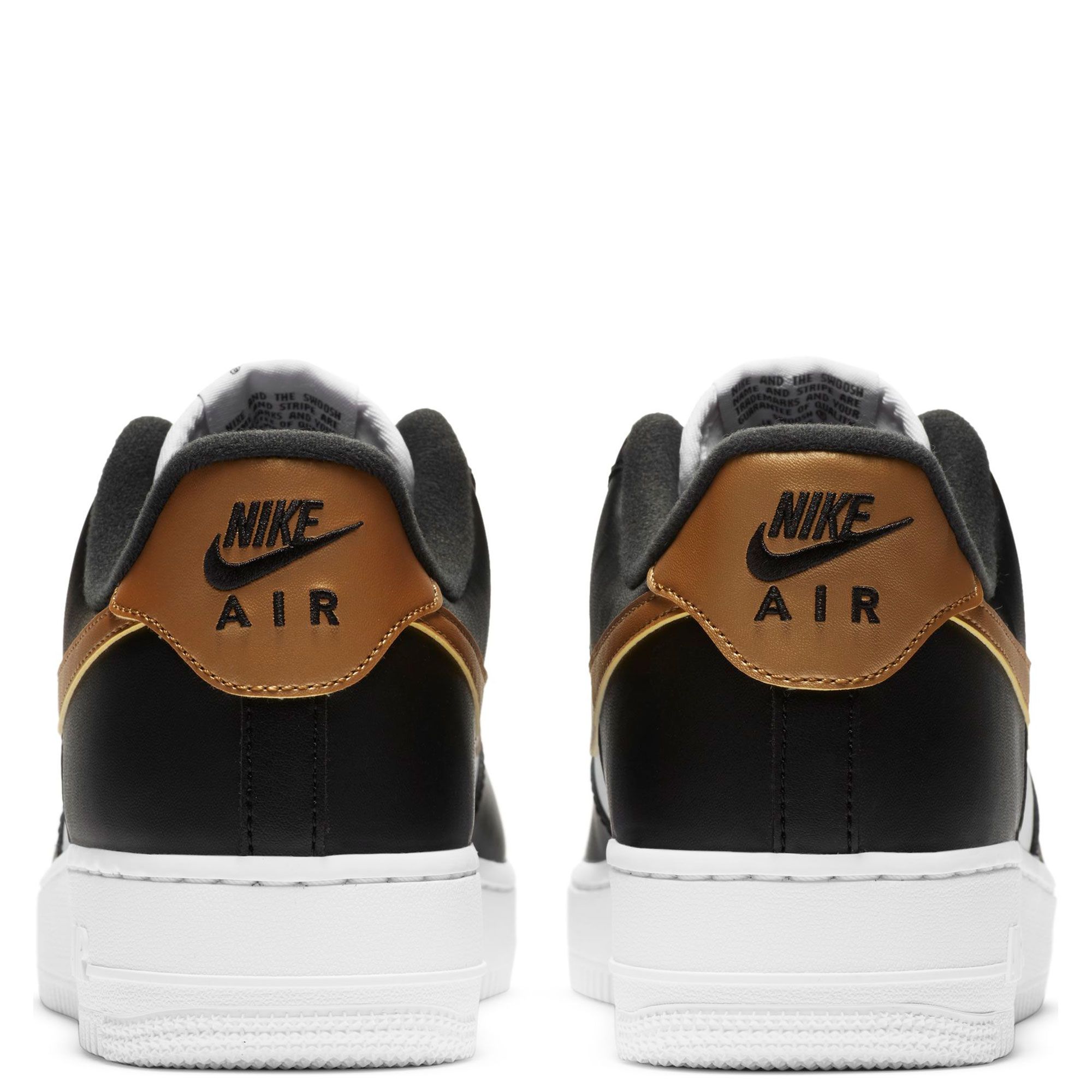 Nike Air Force 1 '07 LV8 Black/Metallic Gold - CT9130-001