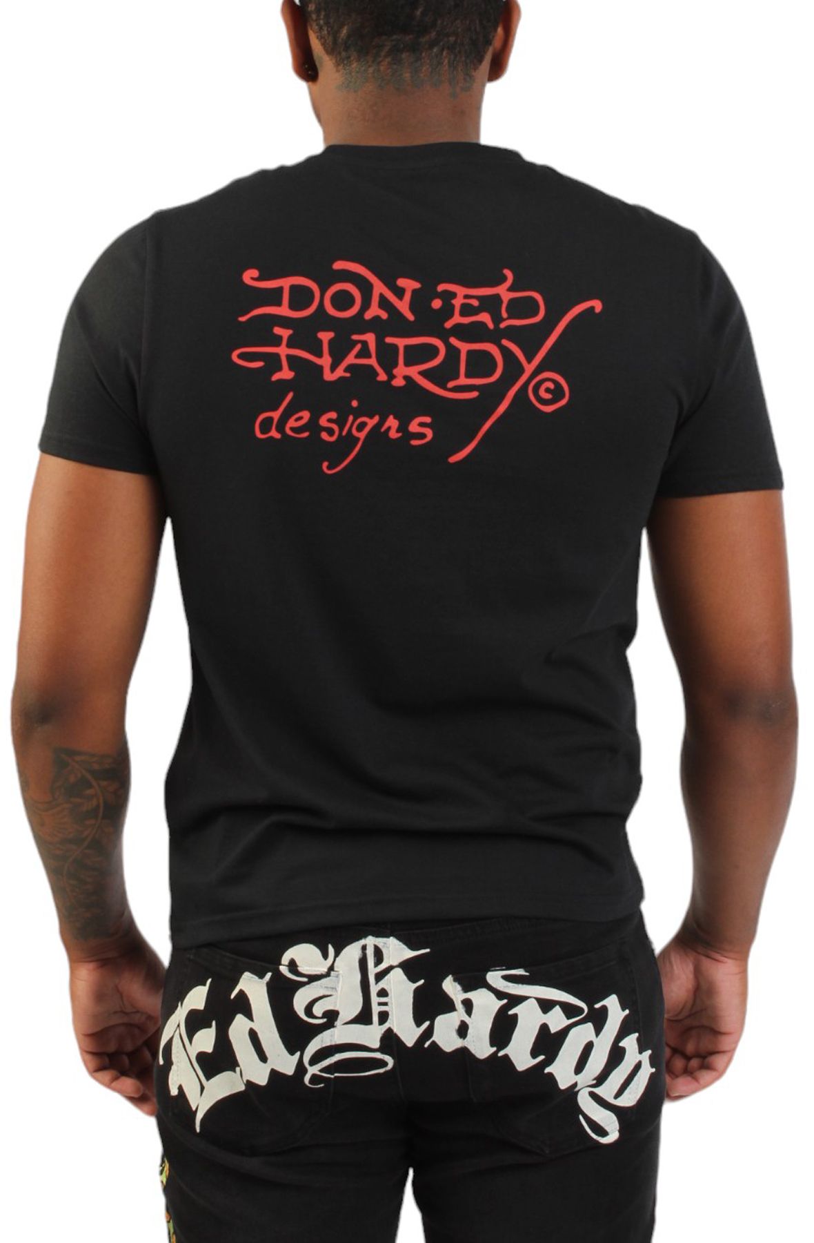 ED HARDY Fire Panther Graphic T-Shirt EHMD1100-121 - Shiekh