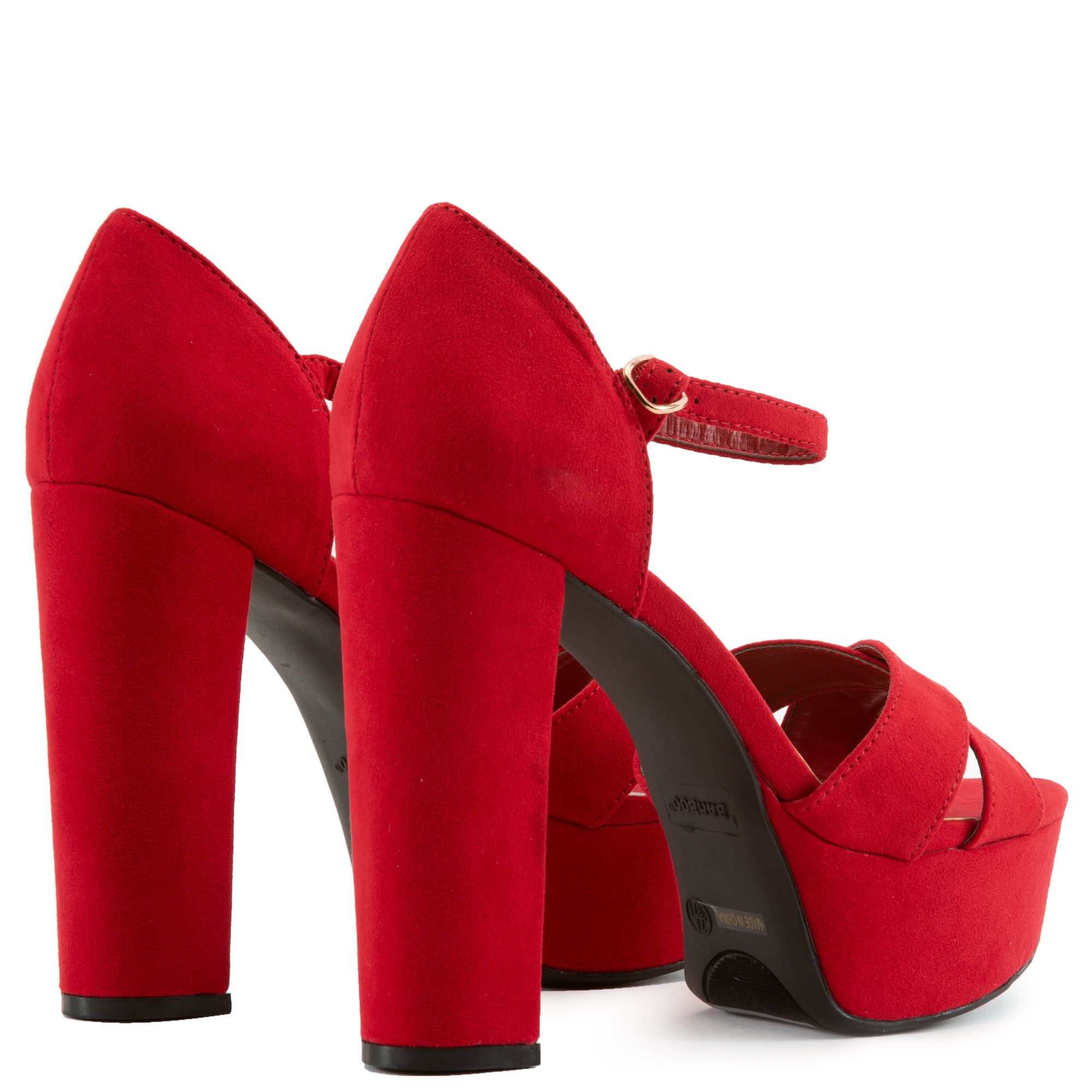 criss cross platform heels