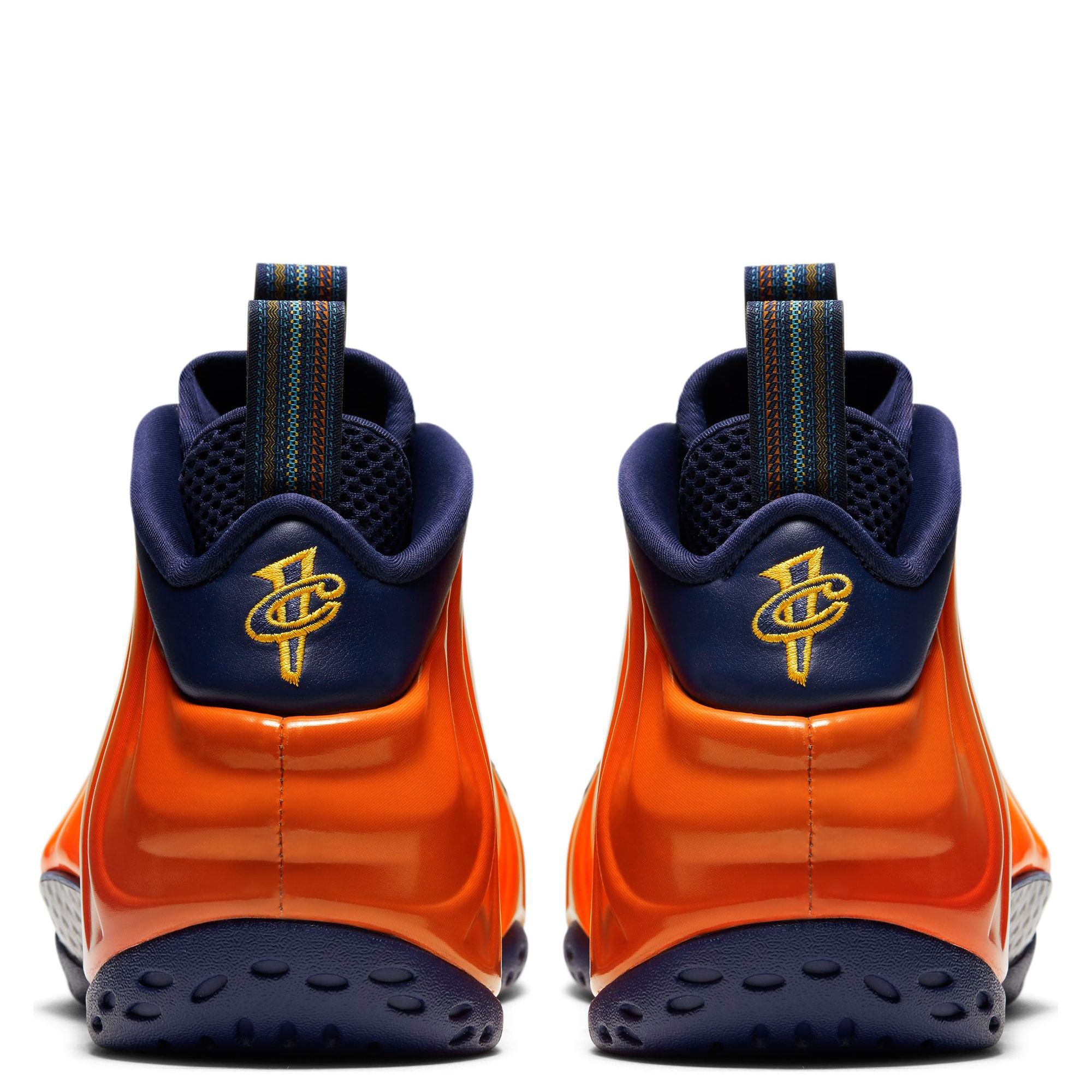 blue gold orange foamposite