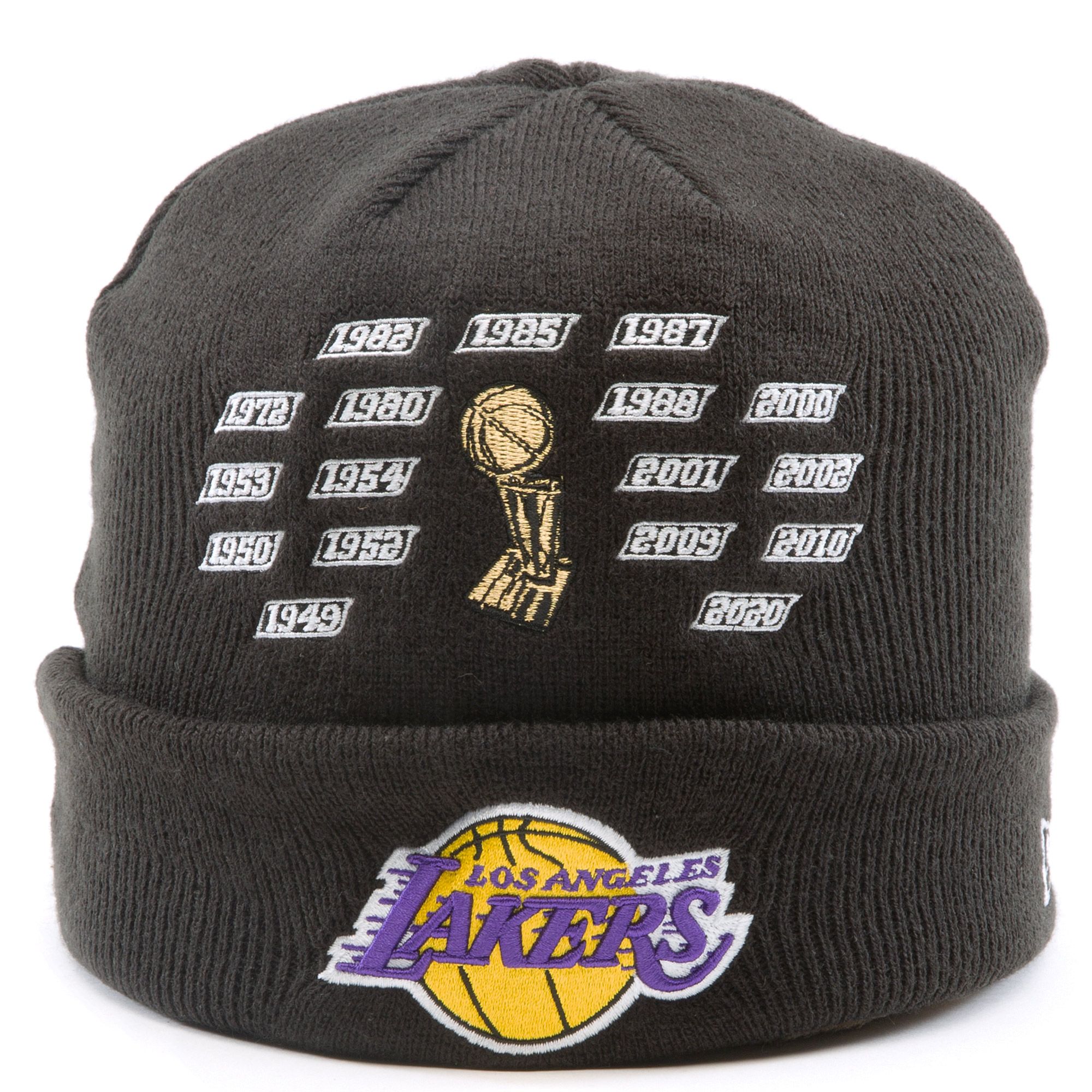 NEW ERA CAPS Los Angeles Lakers Knit Beanie 60185294 - Shiekh