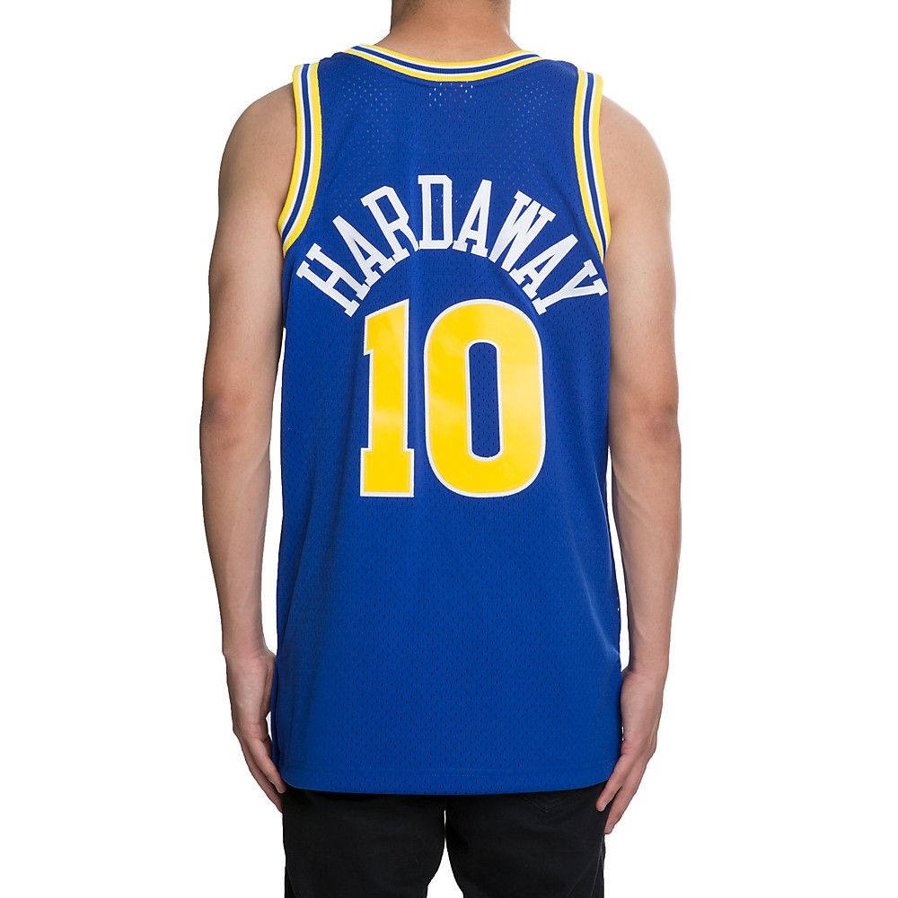 MITCHELL AND NESS Men's Golden State Warriors Tim Hardaway Jersey